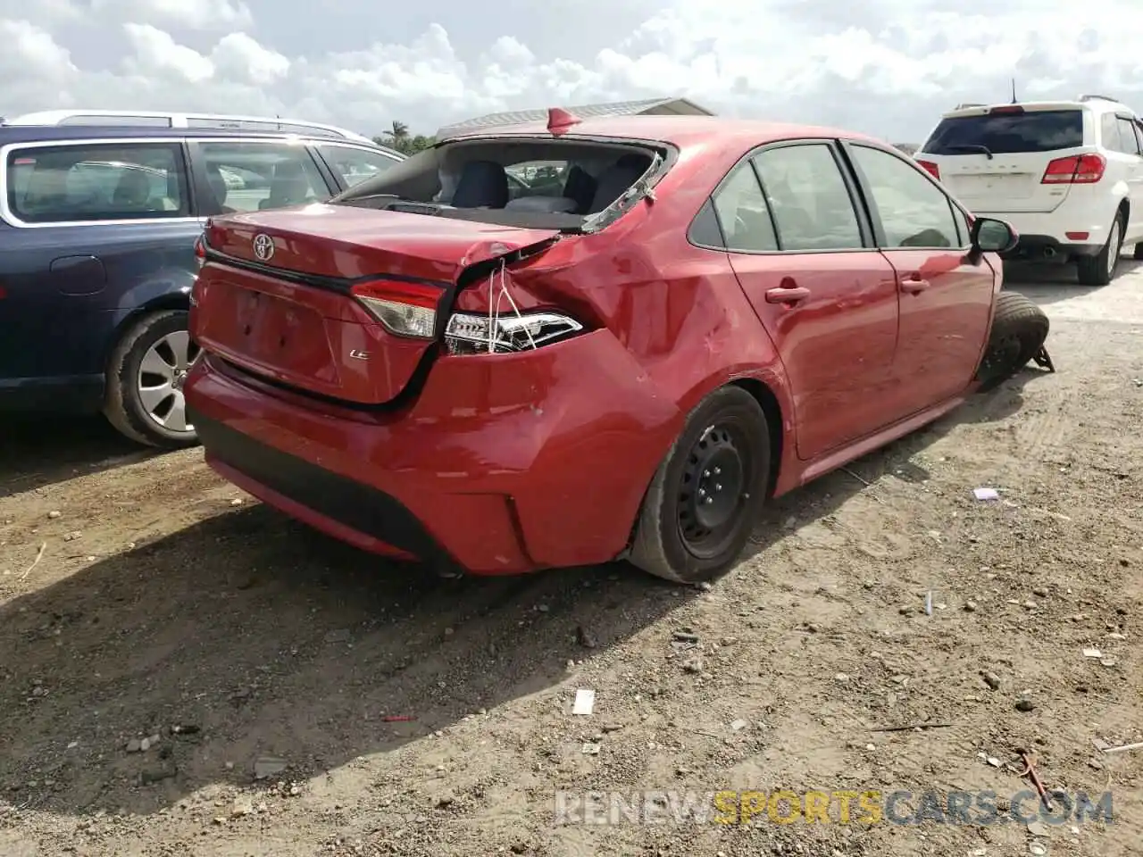 4 Photograph of a damaged car JTDEPMAE9MJ125209 TOYOTA COROLLA 2021