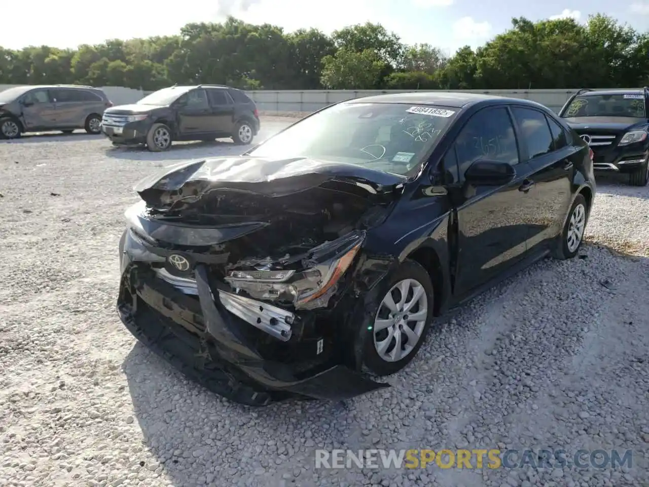 2 Photograph of a damaged car JTDEPMAE9MJ125873 TOYOTA COROLLA 2021