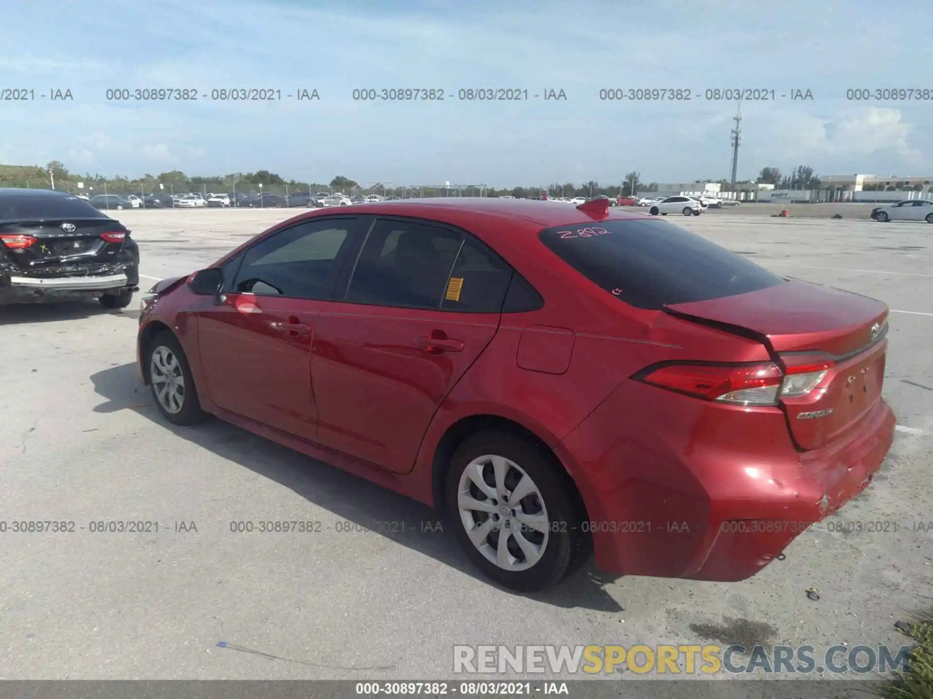 3 Photograph of a damaged car JTDEPMAE9MJ125923 TOYOTA COROLLA 2021