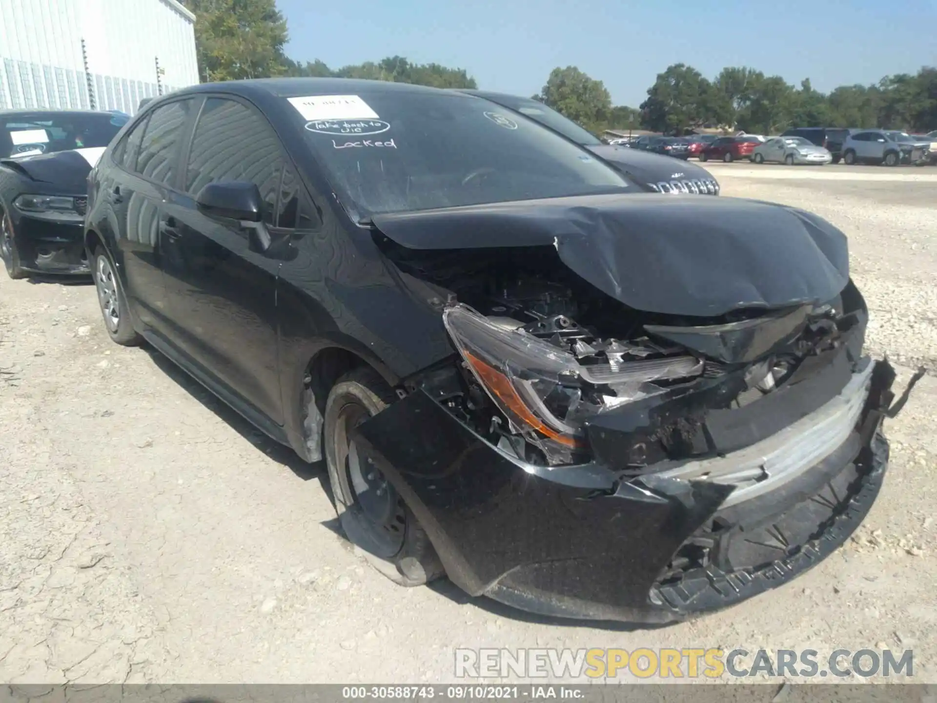 1 Photograph of a damaged car JTDEPMAE9MJ127106 TOYOTA COROLLA 2021