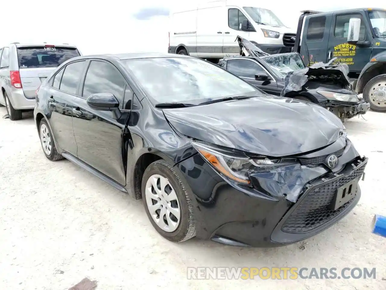 1 Photograph of a damaged car JTDEPMAE9MJ127347 TOYOTA COROLLA 2021