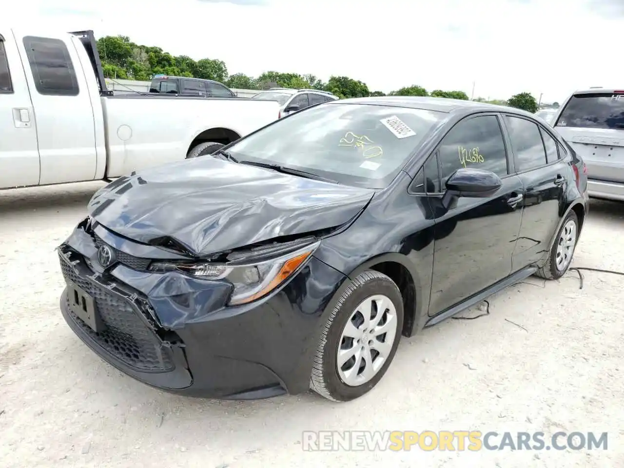 2 Photograph of a damaged car JTDEPMAE9MJ127347 TOYOTA COROLLA 2021