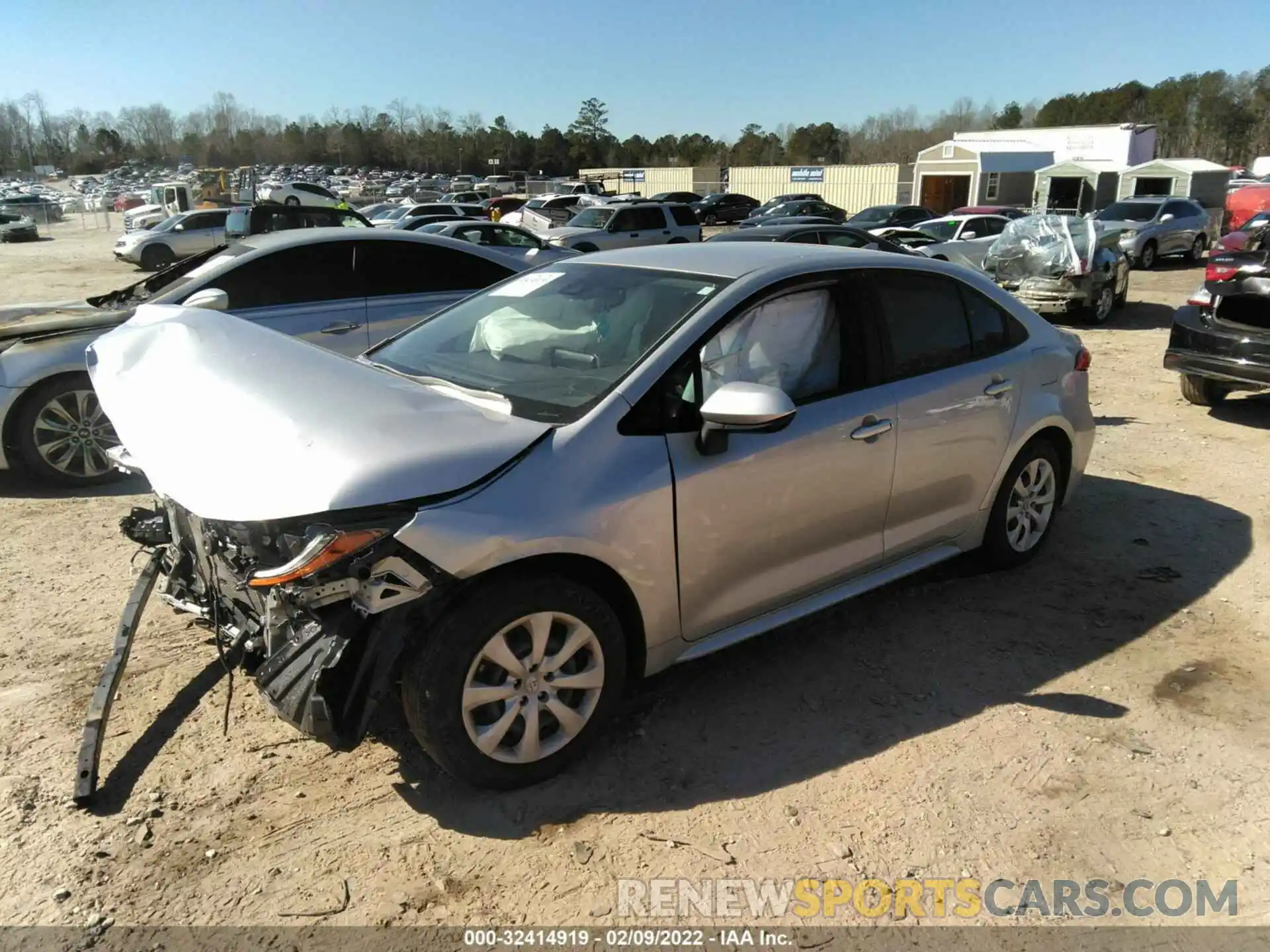 2 Photograph of a damaged car JTDEPMAE9MJ127493 TOYOTA COROLLA 2021