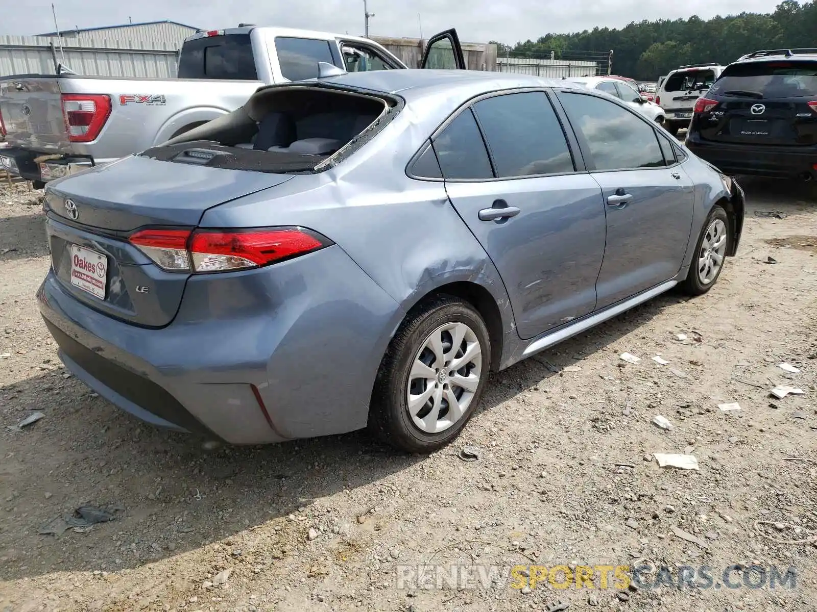 4 Photograph of a damaged car JTDEPMAE9MJ127526 TOYOTA COROLLA 2021