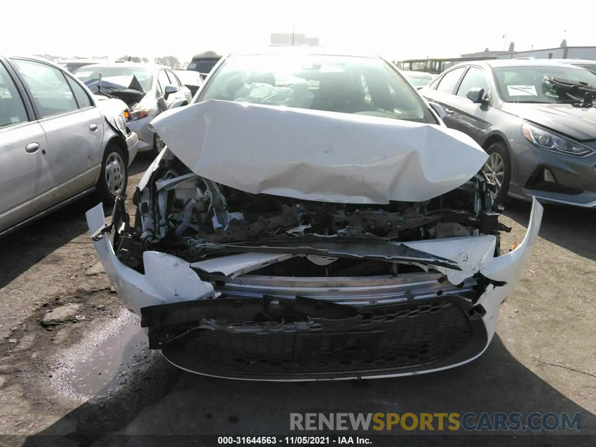 6 Photograph of a damaged car JTDEPMAE9MJ127977 TOYOTA COROLLA 2021