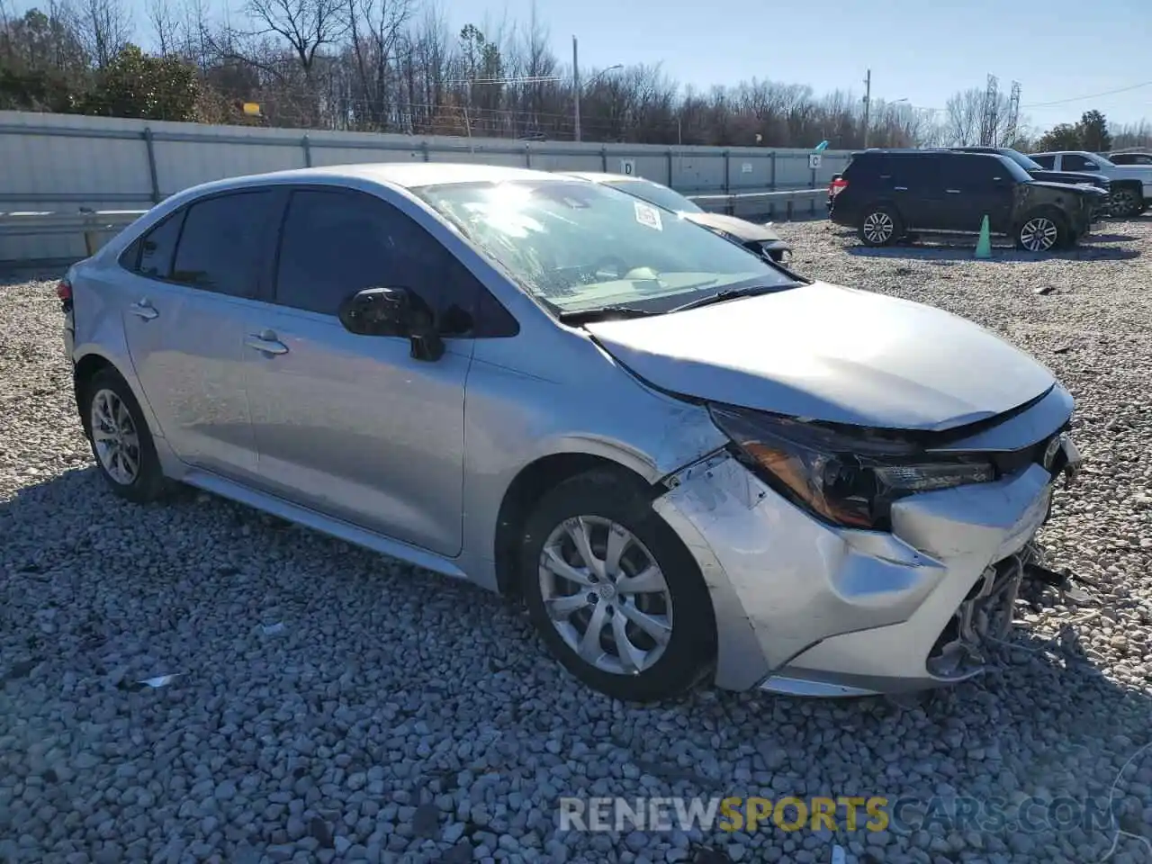 4 Photograph of a damaged car JTDEPMAE9MJ128630 TOYOTA COROLLA 2021