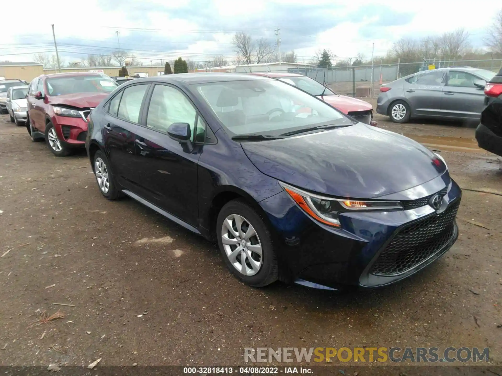 1 Photograph of a damaged car JTDEPMAE9MJ130703 TOYOTA COROLLA 2021