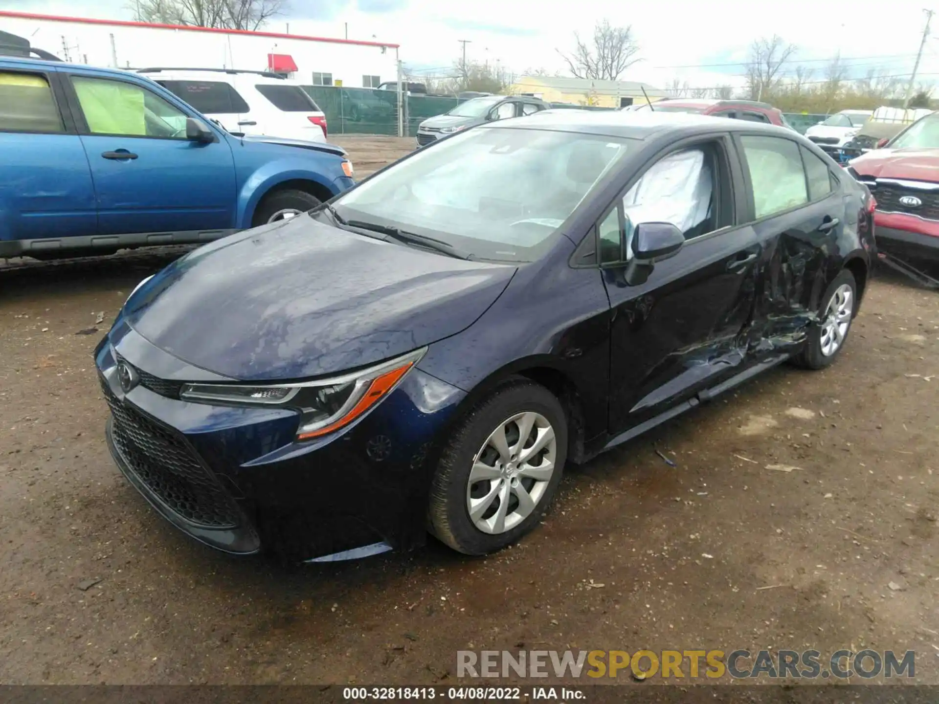 2 Photograph of a damaged car JTDEPMAE9MJ130703 TOYOTA COROLLA 2021