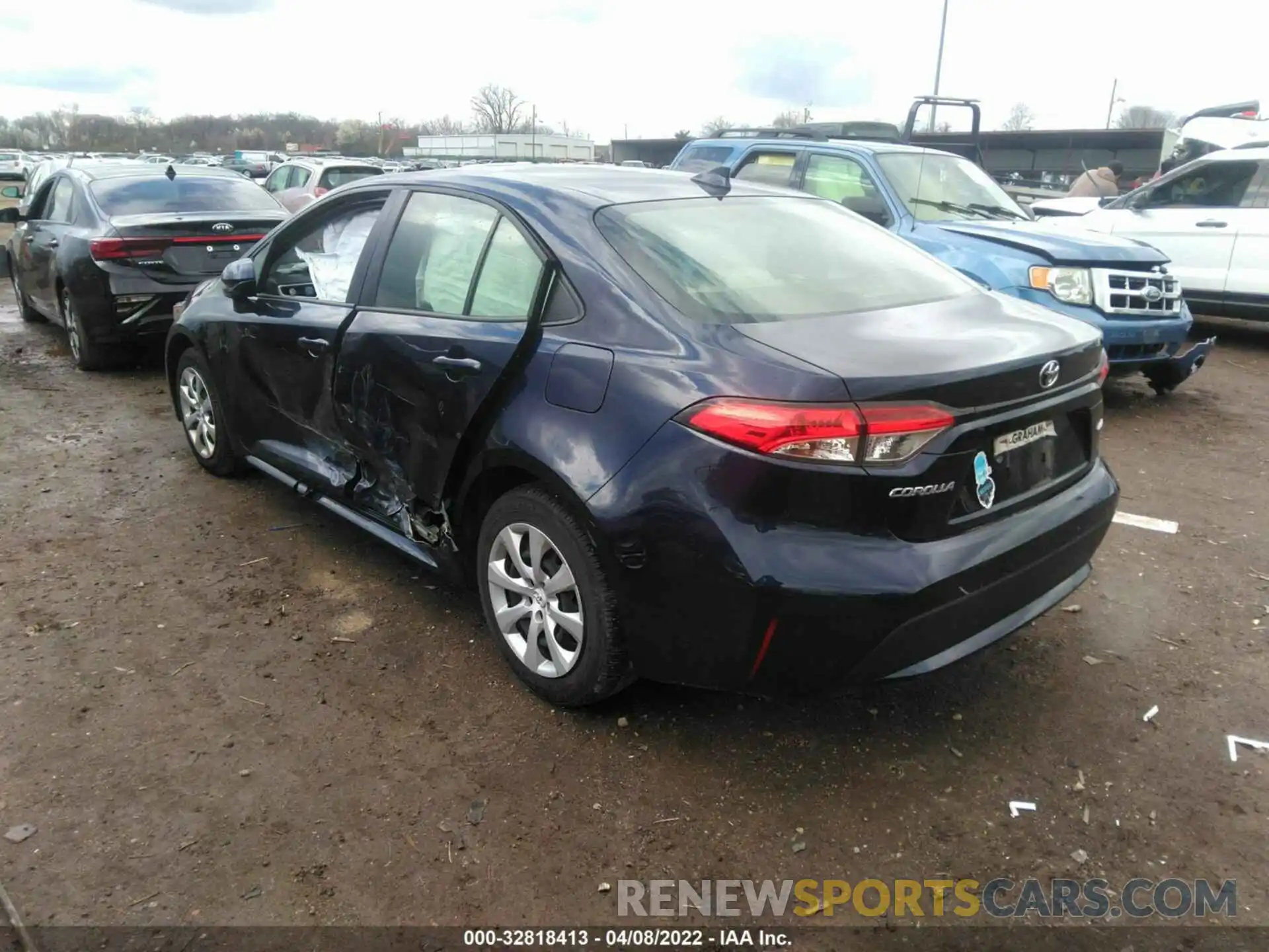 3 Photograph of a damaged car JTDEPMAE9MJ130703 TOYOTA COROLLA 2021