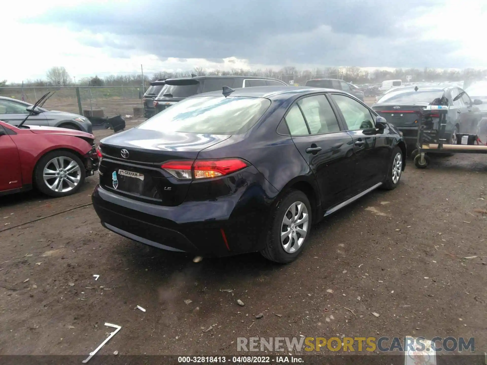 4 Photograph of a damaged car JTDEPMAE9MJ130703 TOYOTA COROLLA 2021