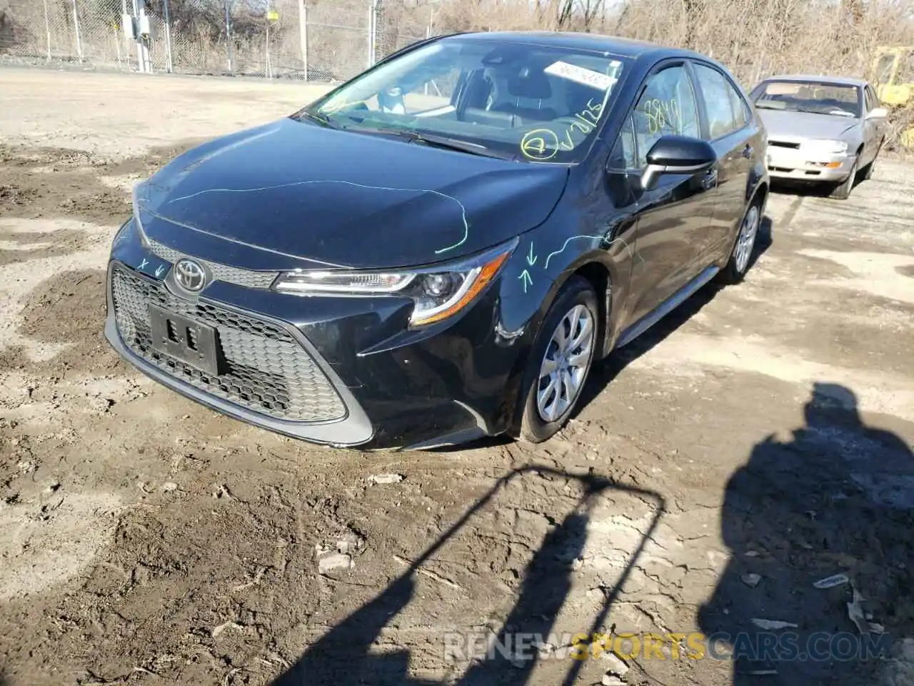 2 Photograph of a damaged car JTDEPMAE9MJ131365 TOYOTA COROLLA 2021