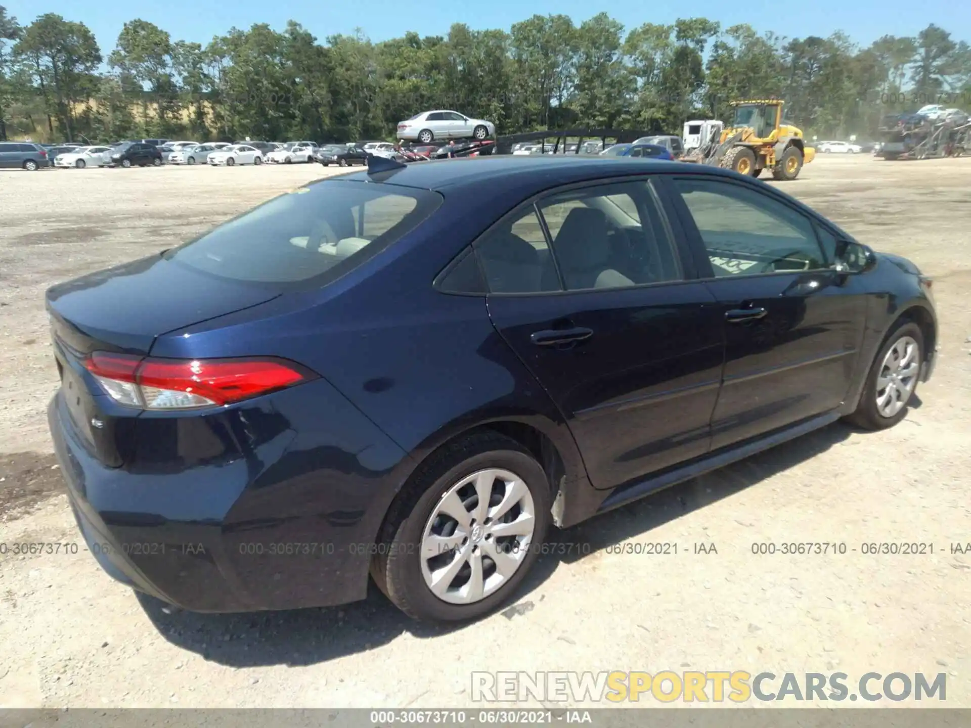 4 Photograph of a damaged car JTDEPMAE9MJ131432 TOYOTA COROLLA 2021