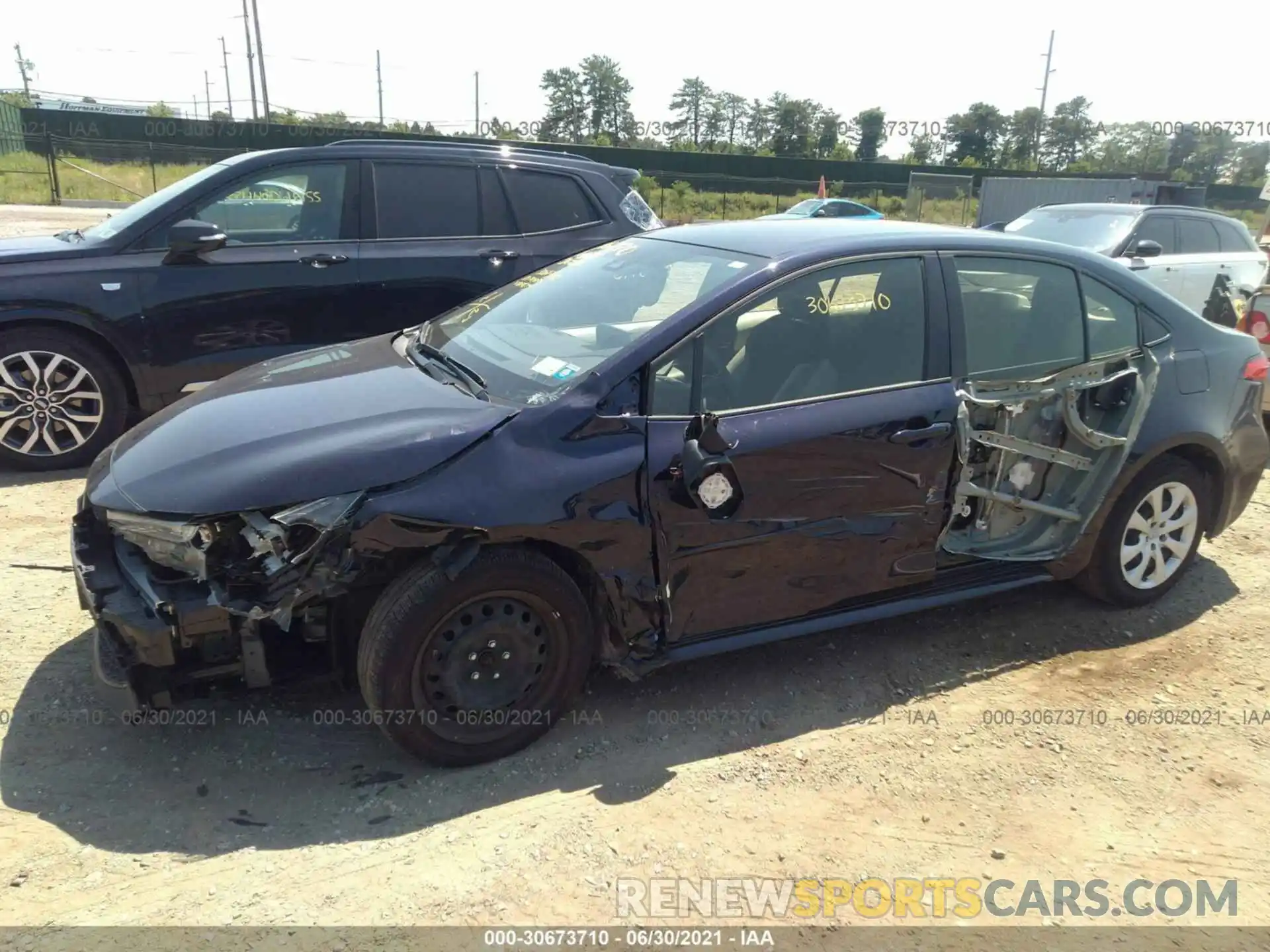 6 Photograph of a damaged car JTDEPMAE9MJ131432 TOYOTA COROLLA 2021