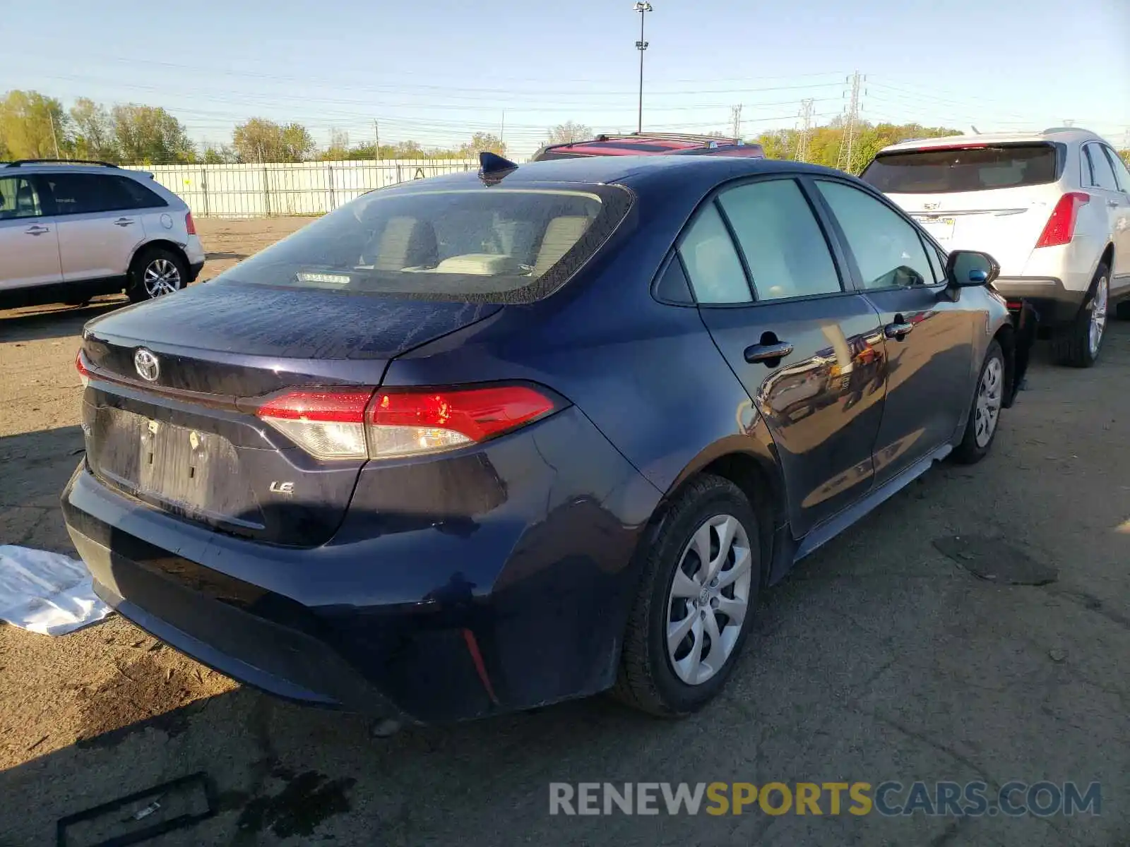 4 Photograph of a damaged car JTDEPMAE9MJ131639 TOYOTA COROLLA 2021