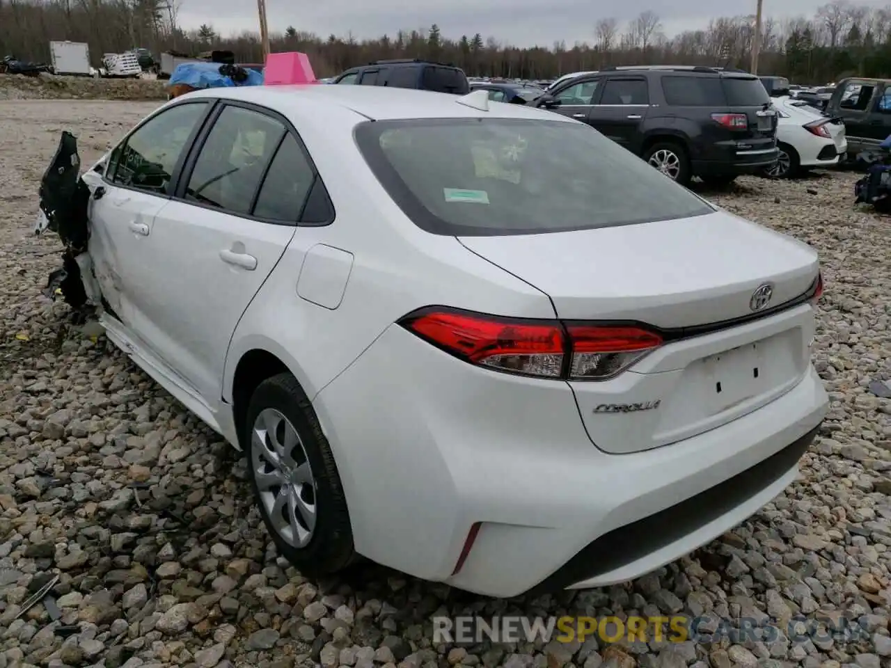 3 Photograph of a damaged car JTDEPMAE9MJ132905 TOYOTA COROLLA 2021