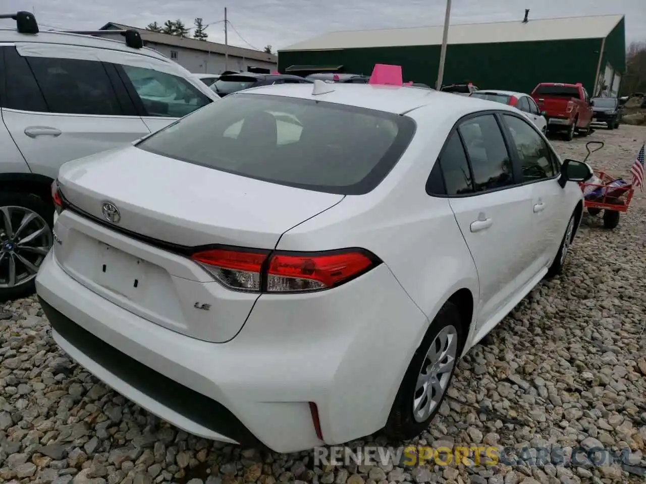 4 Photograph of a damaged car JTDEPMAE9MJ132905 TOYOTA COROLLA 2021