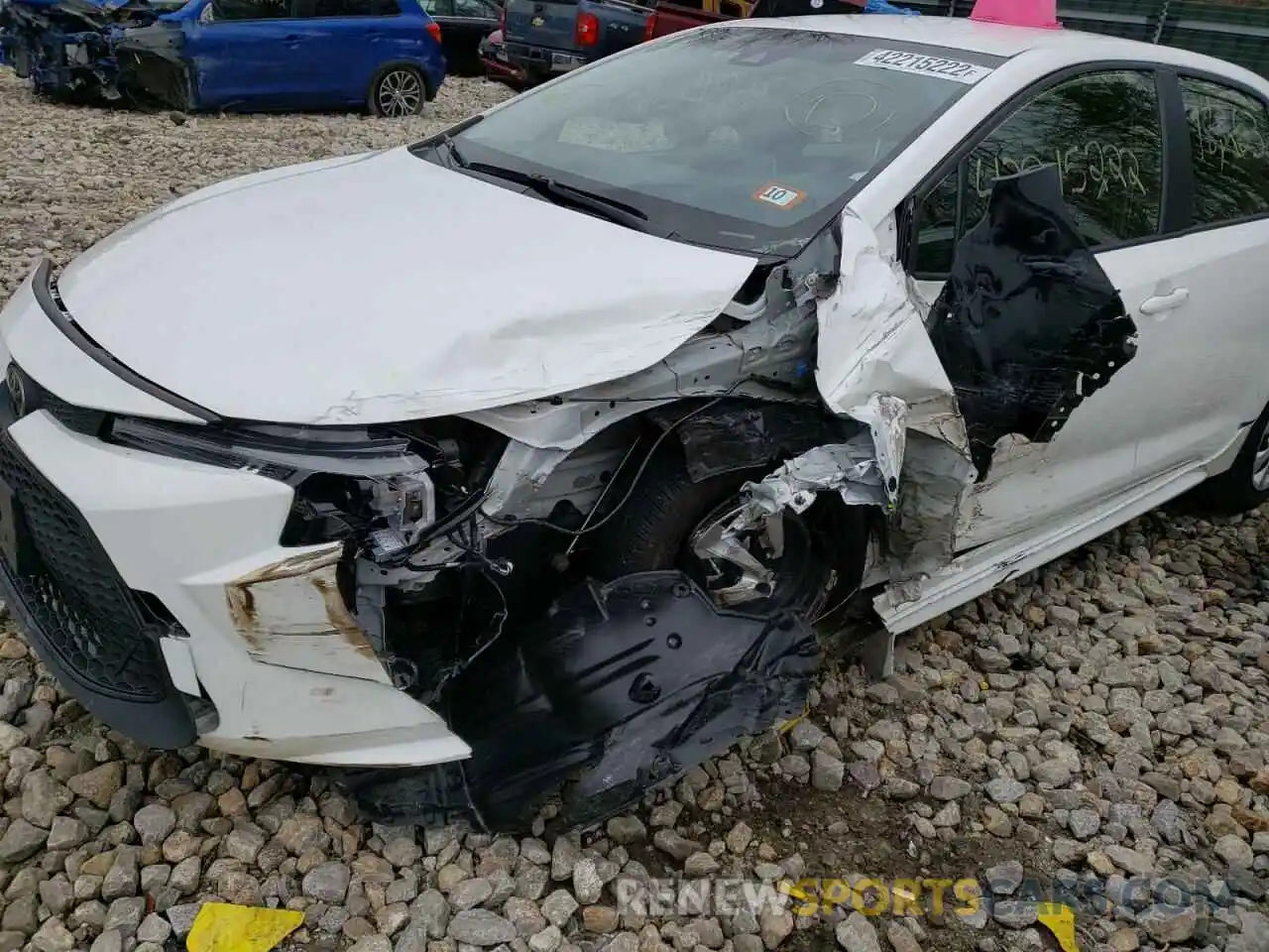 9 Photograph of a damaged car JTDEPMAE9MJ132905 TOYOTA COROLLA 2021