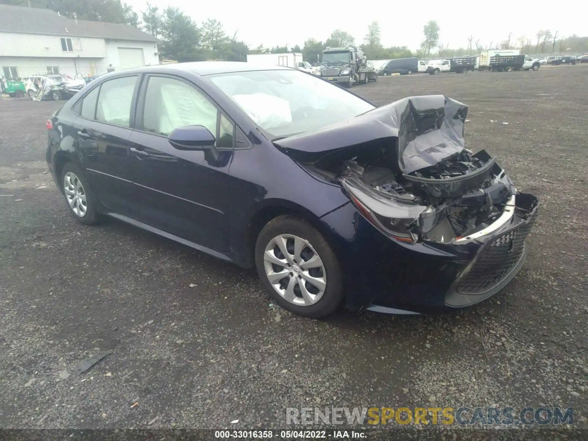 1 Photograph of a damaged car JTDEPMAE9MJ134184 TOYOTA COROLLA 2021