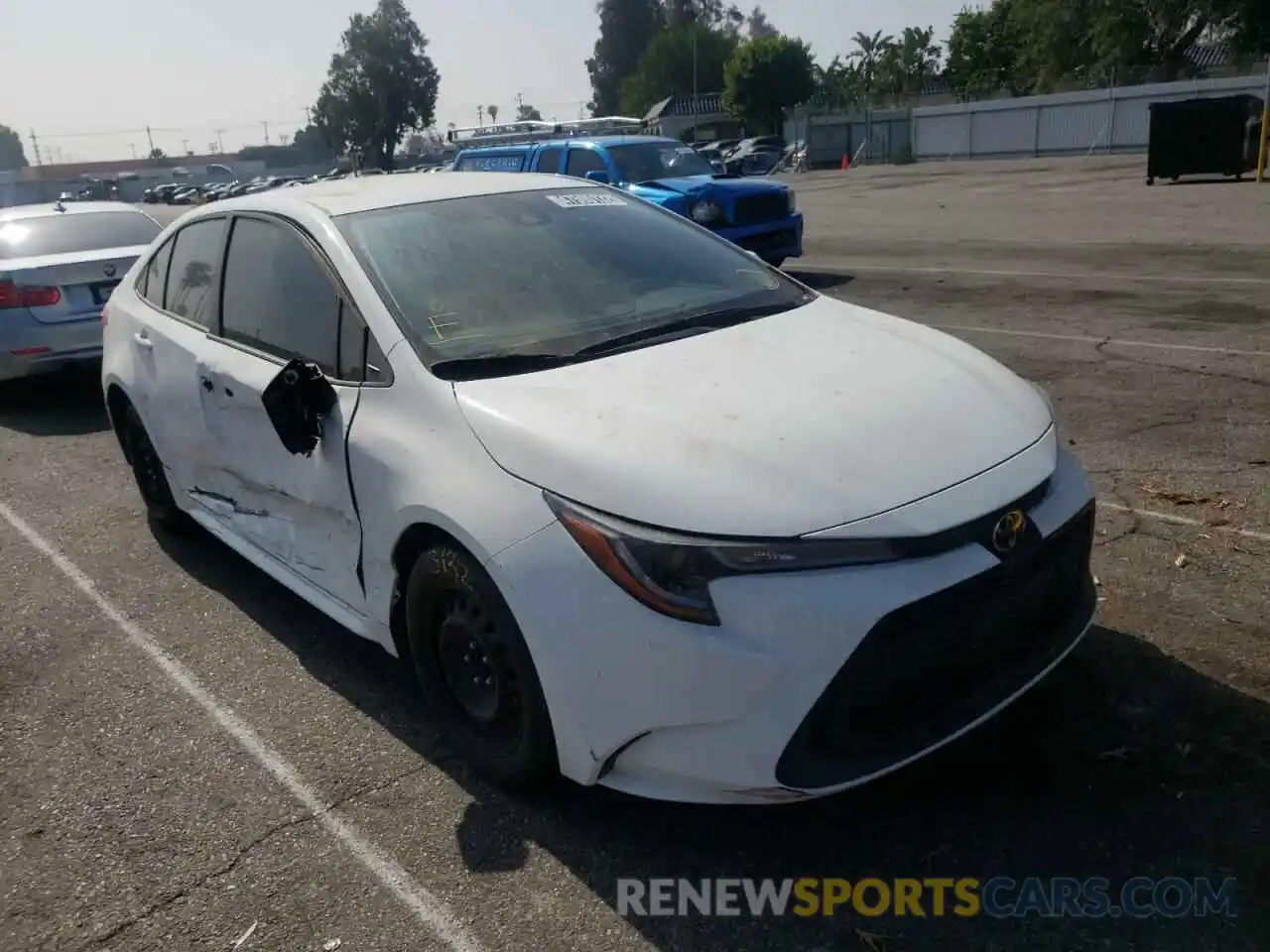 1 Photograph of a damaged car JTDEPMAE9MJ134198 TOYOTA COROLLA 2021