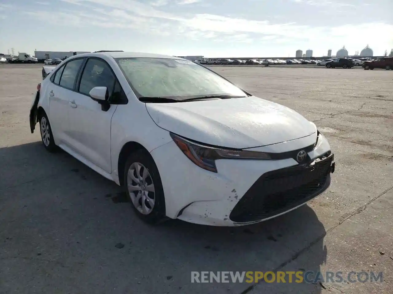 1 Photograph of a damaged car JTDEPMAE9MJ135237 TOYOTA COROLLA 2021