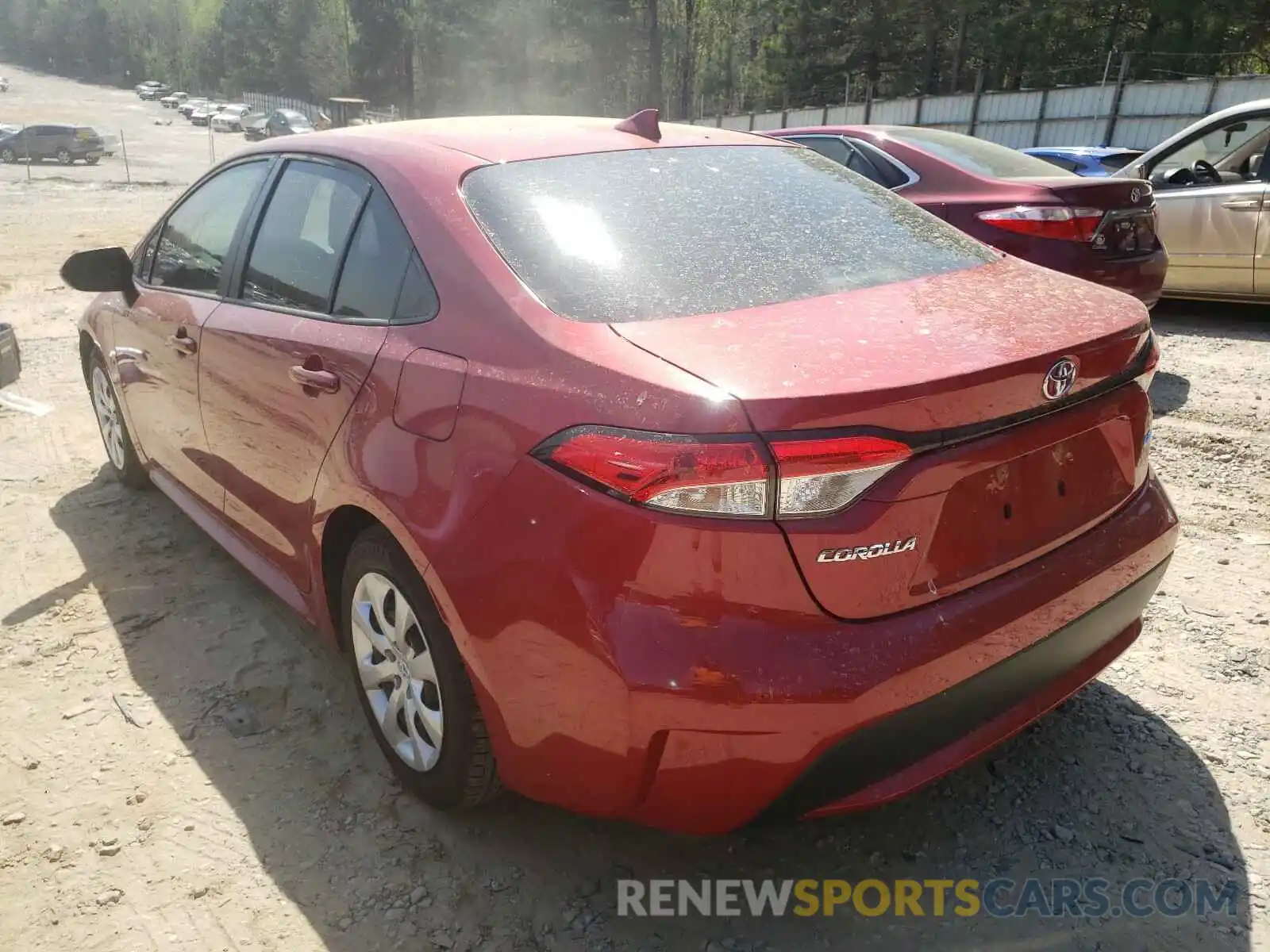 3 Photograph of a damaged car JTDEPMAE9MJ137389 TOYOTA COROLLA 2021