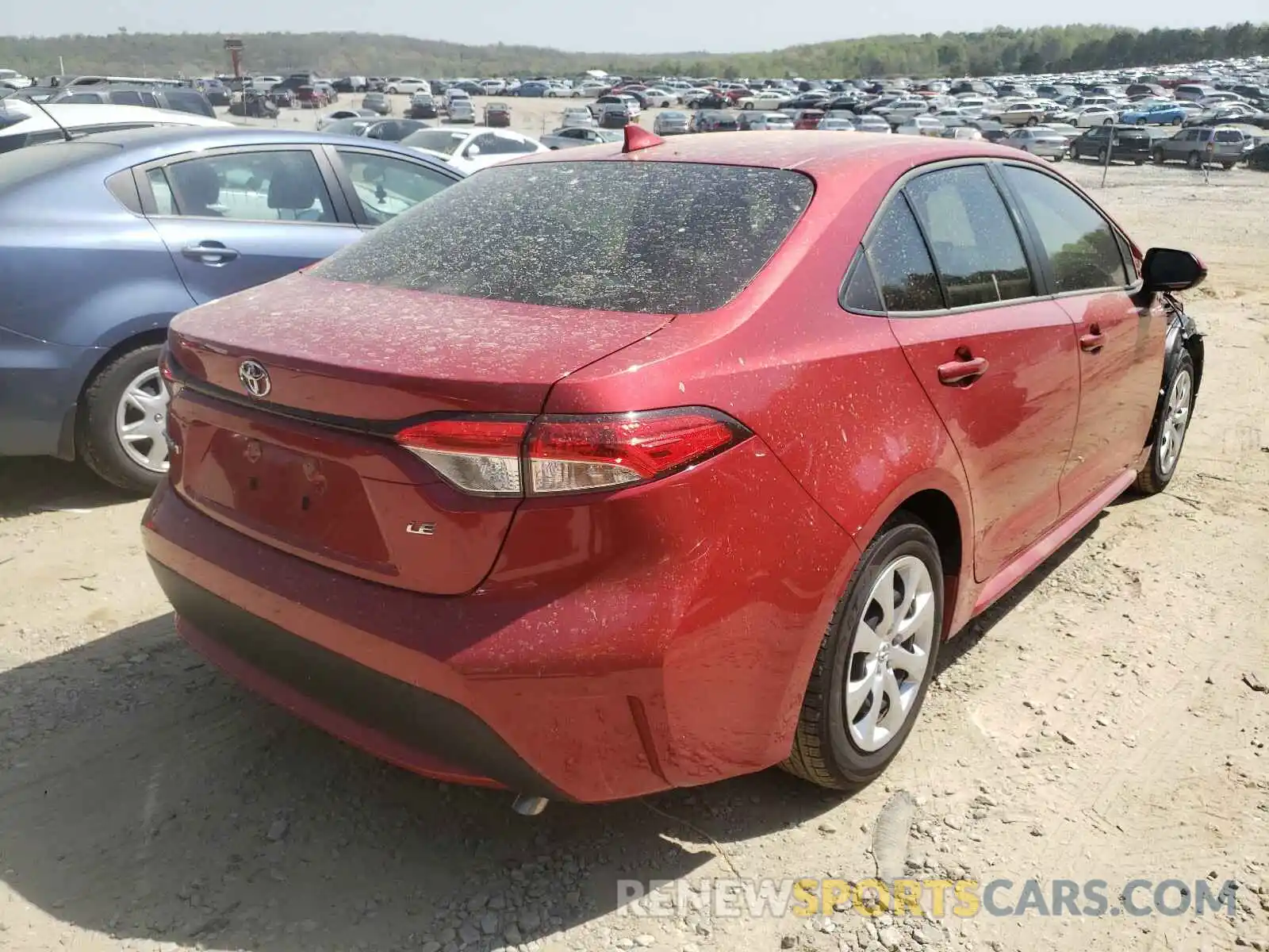 4 Photograph of a damaged car JTDEPMAE9MJ137389 TOYOTA COROLLA 2021