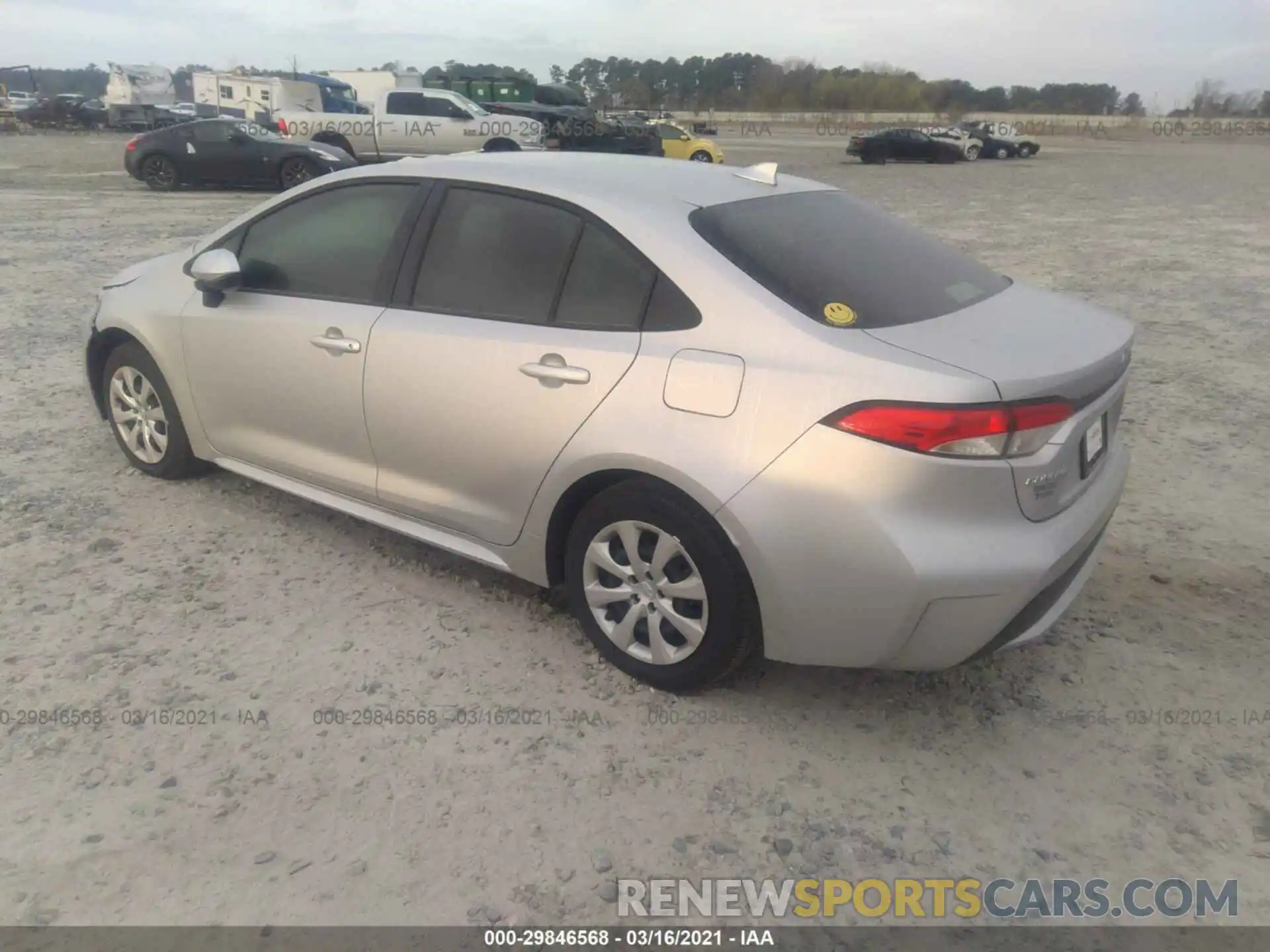 3 Photograph of a damaged car JTDEPMAE9MJ137523 TOYOTA COROLLA 2021