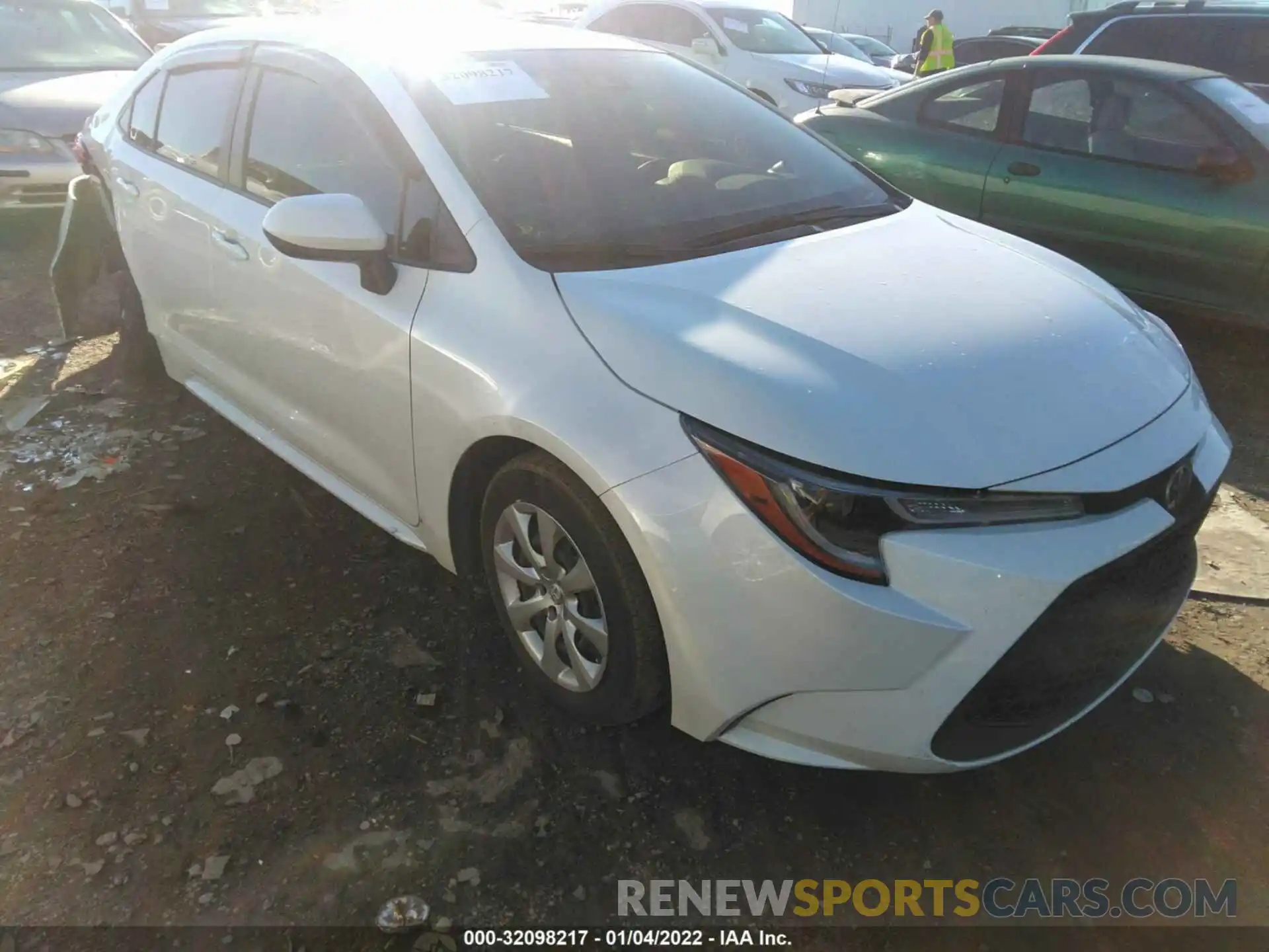 1 Photograph of a damaged car JTDEPMAE9MJ138025 TOYOTA COROLLA 2021