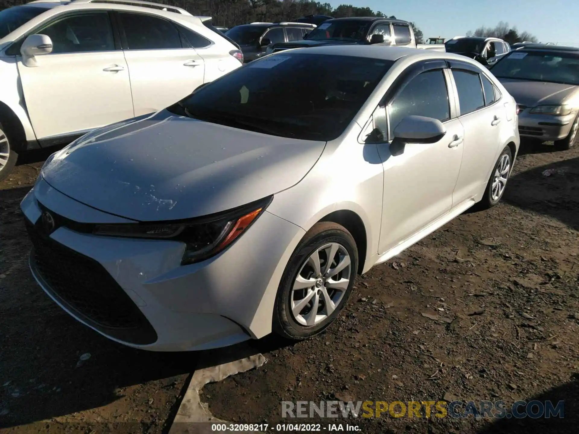 2 Photograph of a damaged car JTDEPMAE9MJ138025 TOYOTA COROLLA 2021