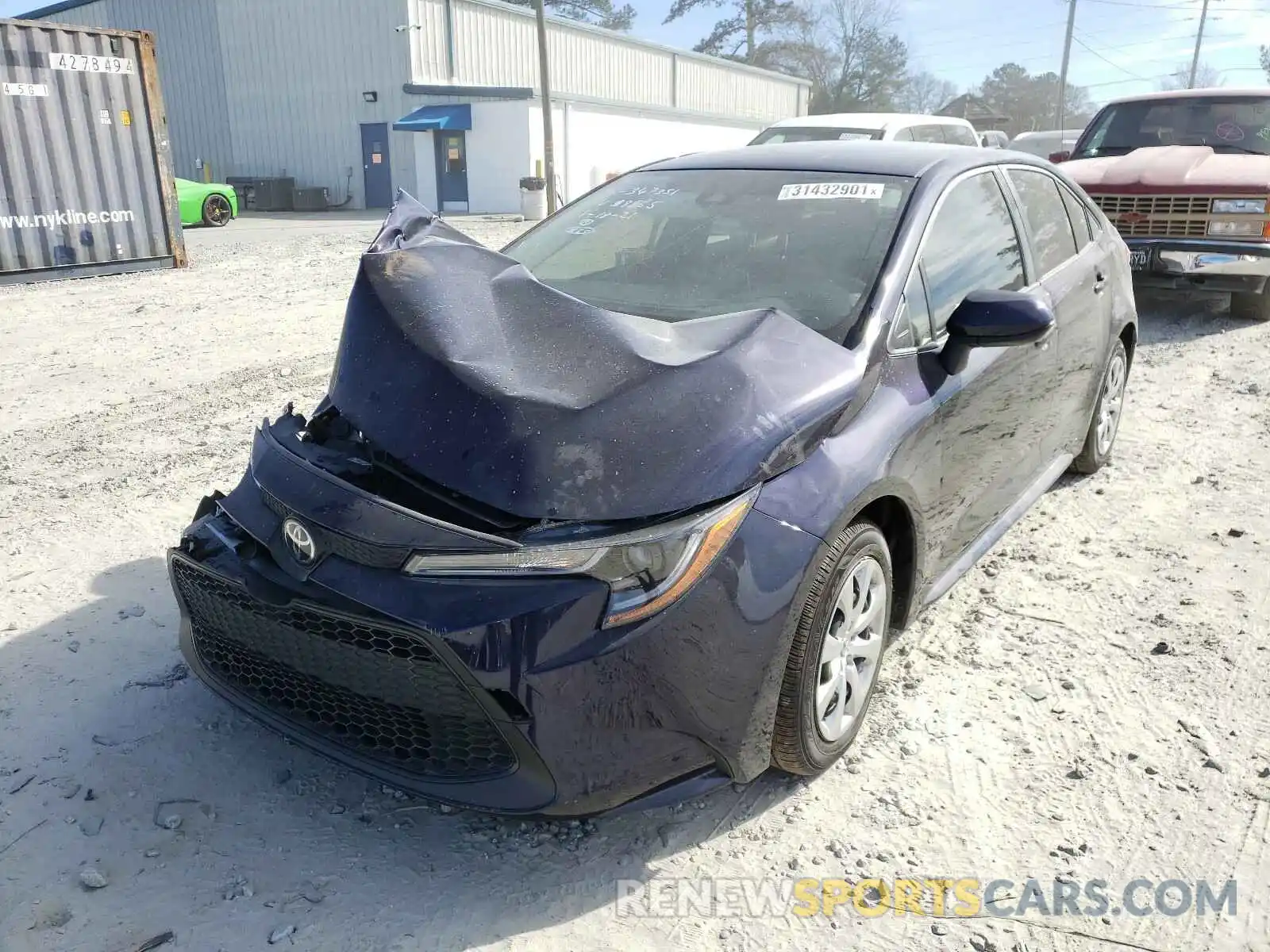 2 Photograph of a damaged car JTDEPMAE9MJ138865 TOYOTA COROLLA 2021