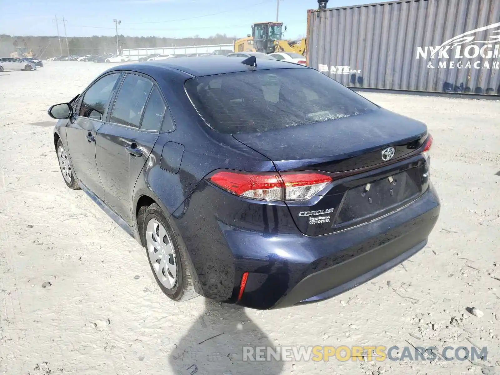 3 Photograph of a damaged car JTDEPMAE9MJ138865 TOYOTA COROLLA 2021