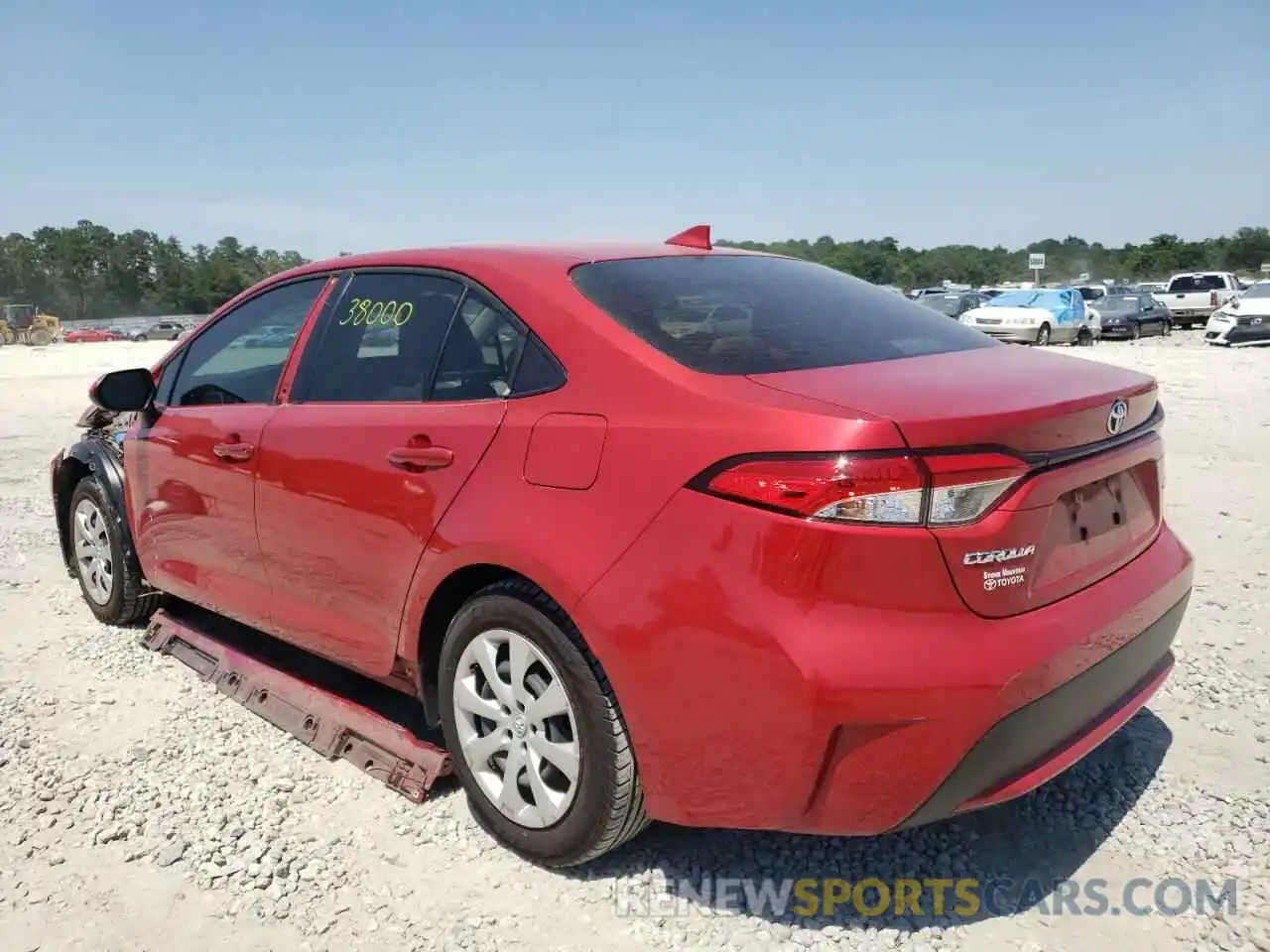 3 Photograph of a damaged car JTDEPMAE9MJ140163 TOYOTA COROLLA 2021