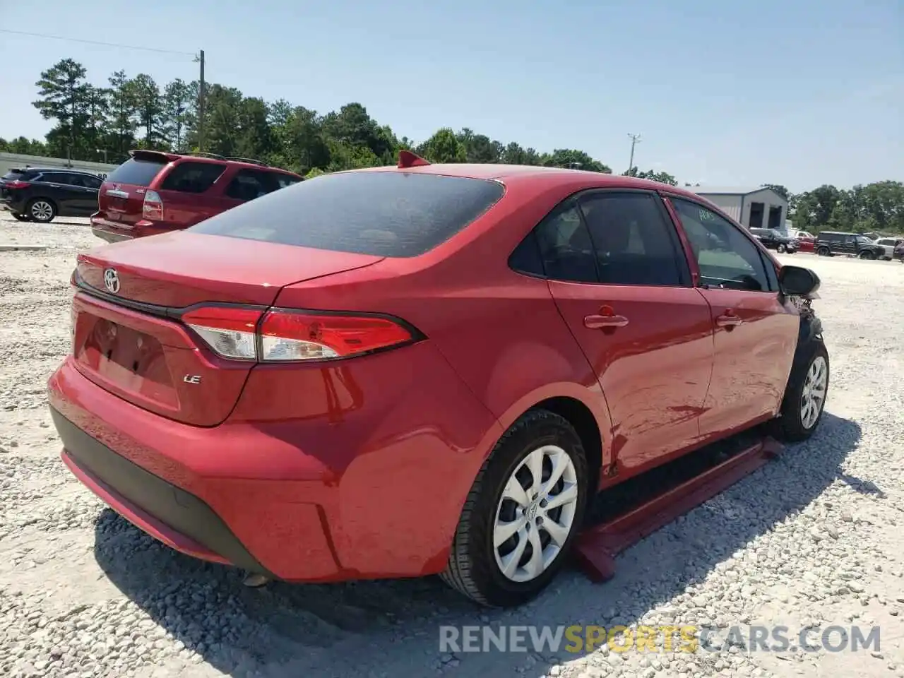 4 Photograph of a damaged car JTDEPMAE9MJ140163 TOYOTA COROLLA 2021