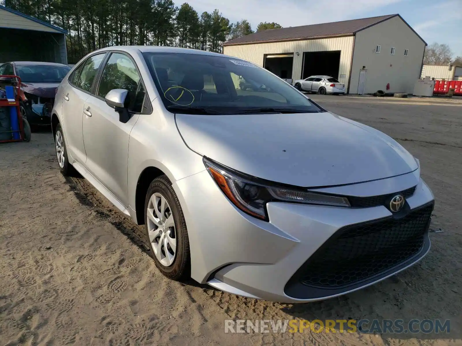 1 Photograph of a damaged car JTDEPMAE9MJ140681 TOYOTA COROLLA 2021