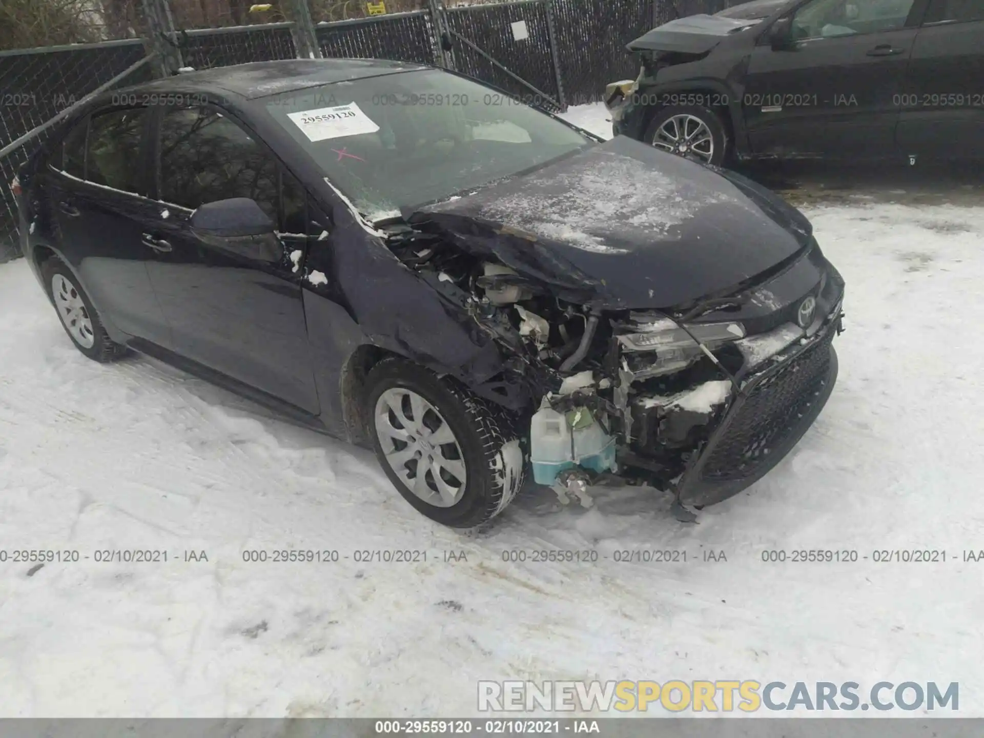 6 Photograph of a damaged car JTDEPMAE9MJ140924 TOYOTA COROLLA 2021