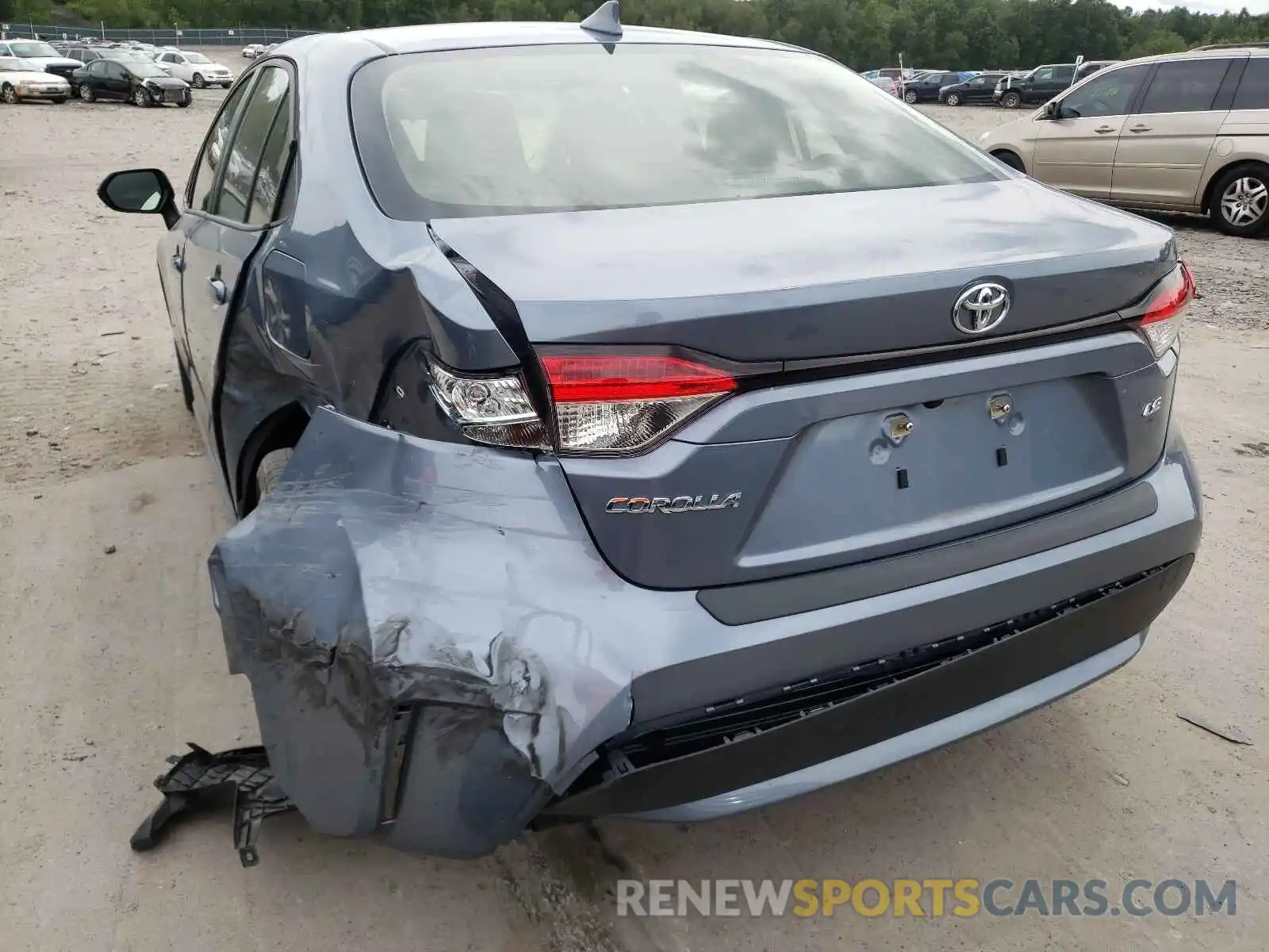 3 Photograph of a damaged car JTDEPMAE9MJ140986 TOYOTA COROLLA 2021