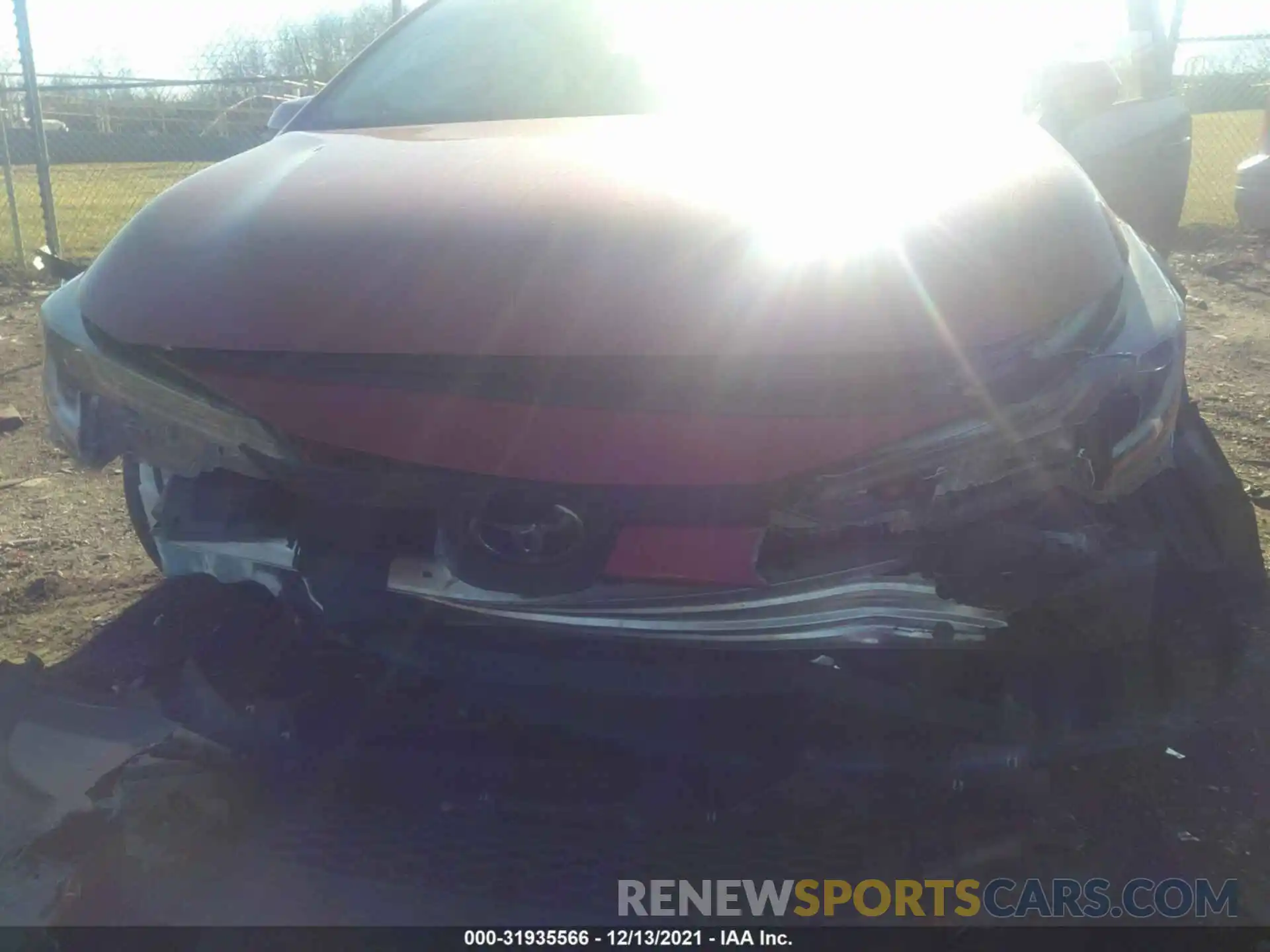 6 Photograph of a damaged car JTDEPMAE9MJ141779 TOYOTA COROLLA 2021