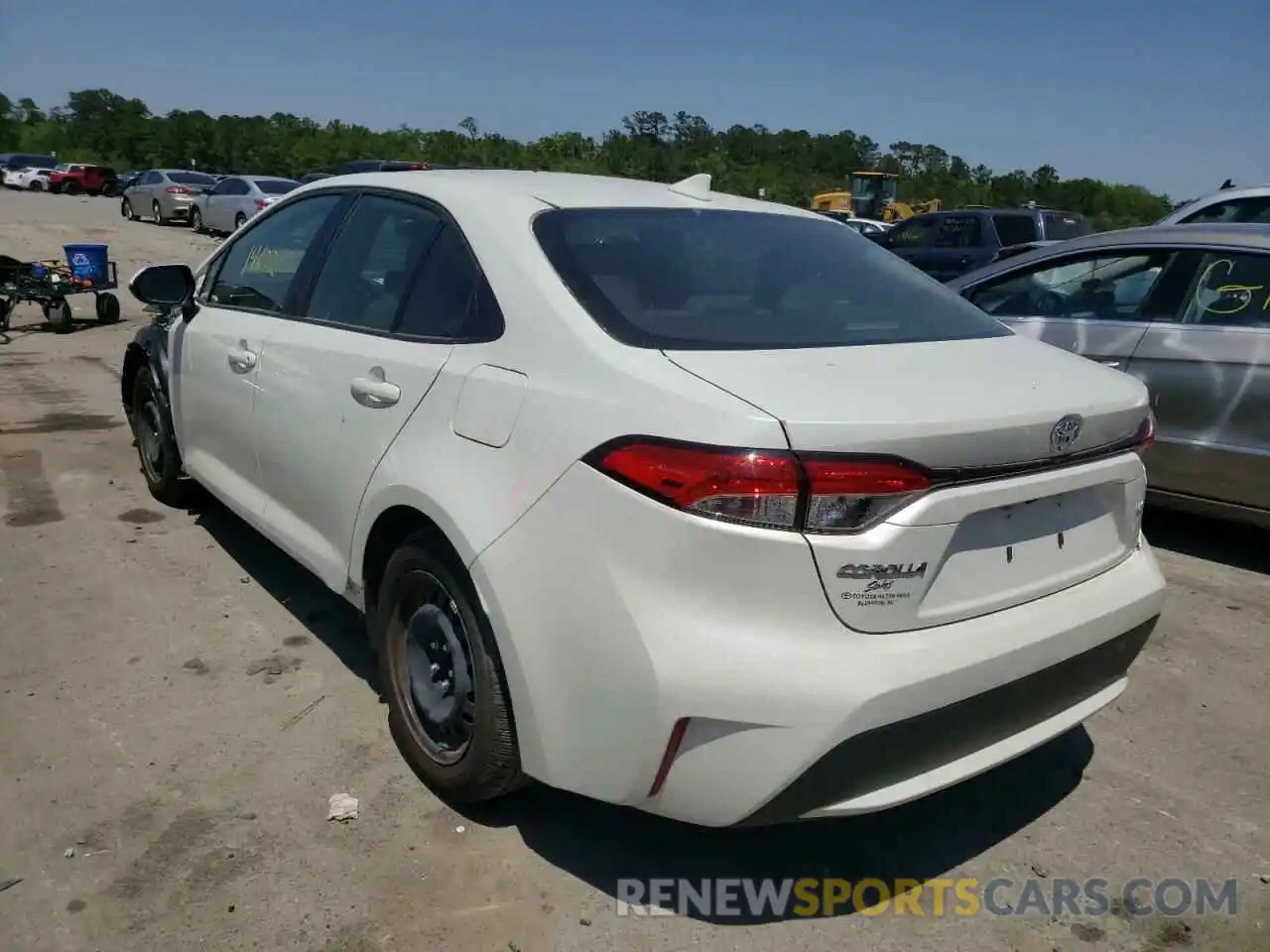 3 Photograph of a damaged car JTDEPMAE9MJ142978 TOYOTA COROLLA 2021