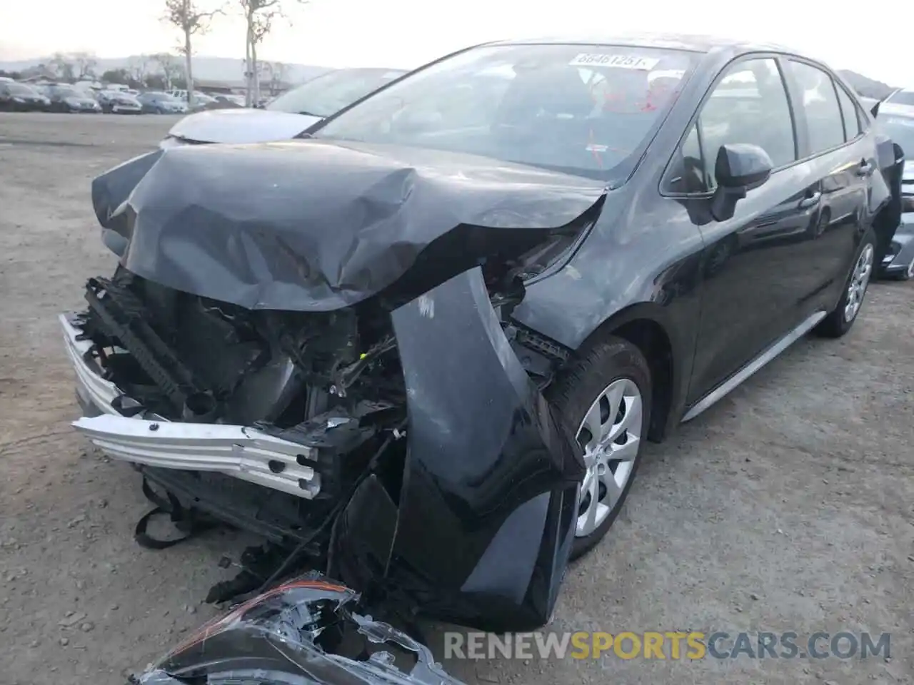 2 Photograph of a damaged car JTDEPMAE9MJ143631 TOYOTA COROLLA 2021