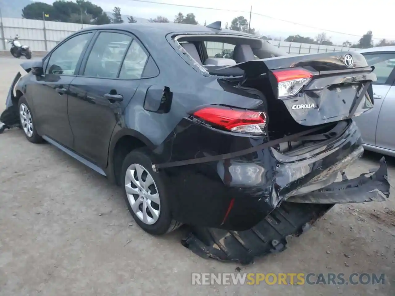 3 Photograph of a damaged car JTDEPMAE9MJ143631 TOYOTA COROLLA 2021