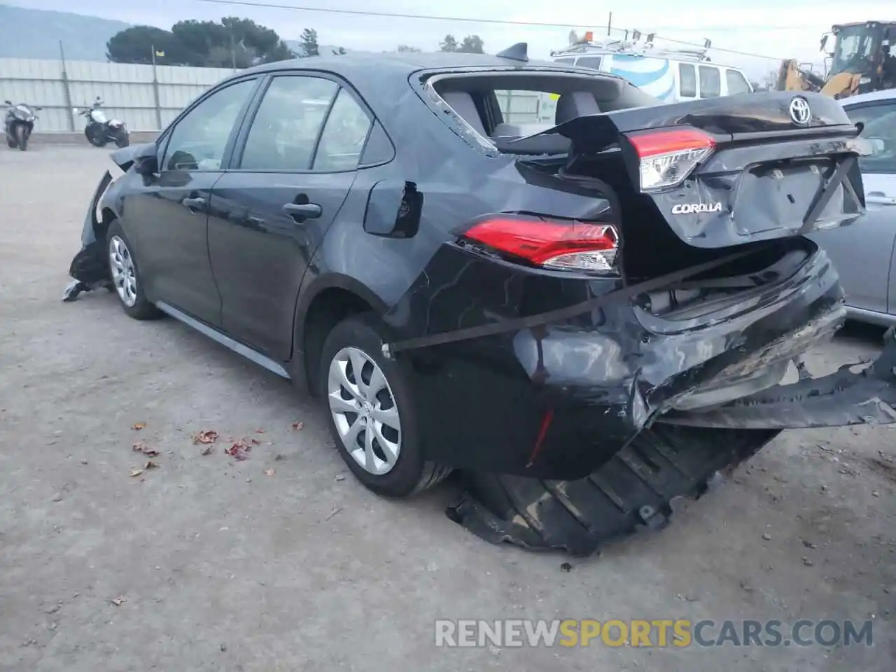 9 Photograph of a damaged car JTDEPMAE9MJ143631 TOYOTA COROLLA 2021