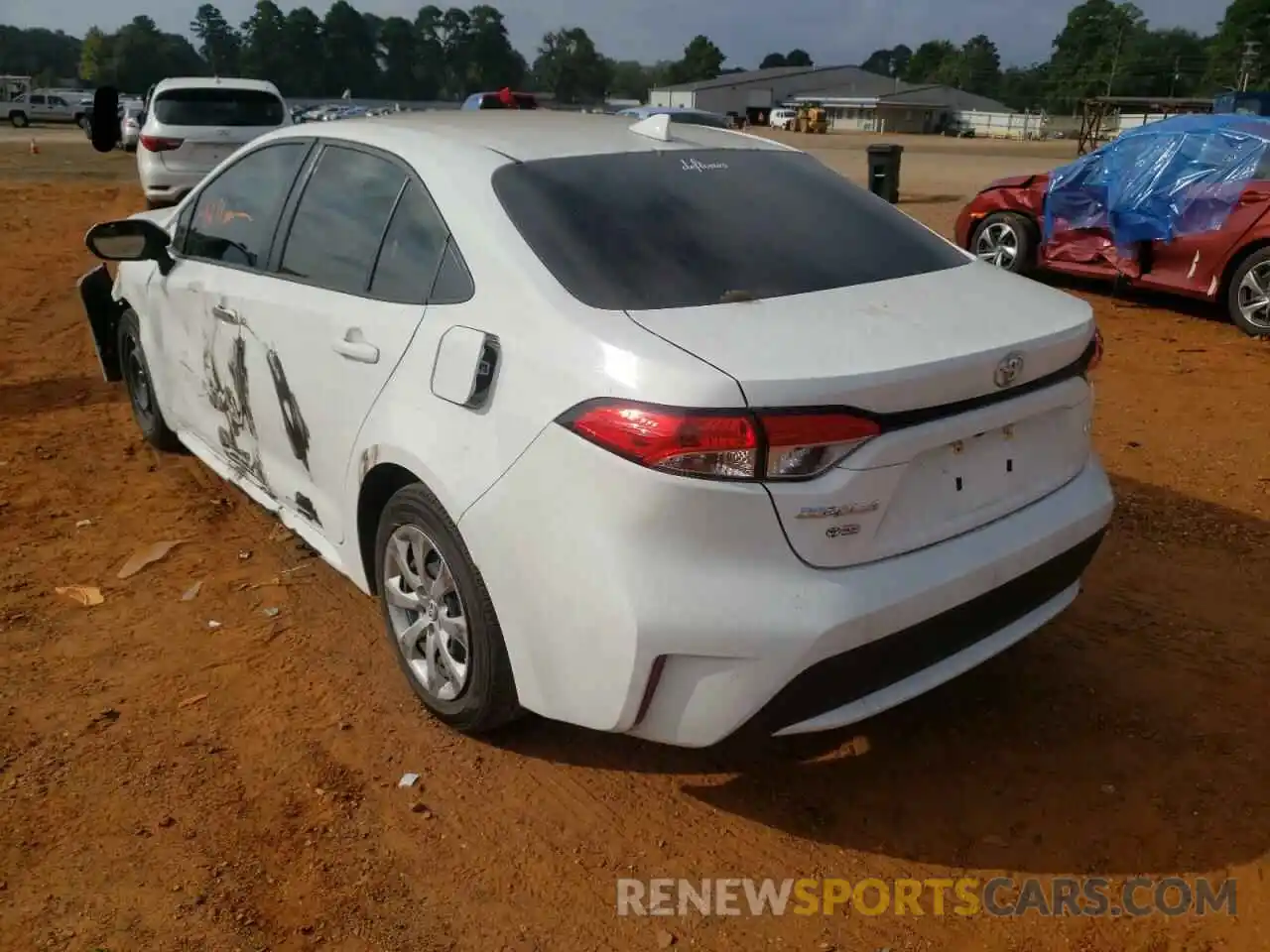 3 Photograph of a damaged car JTDEPMAE9MJ144178 TOYOTA COROLLA 2021