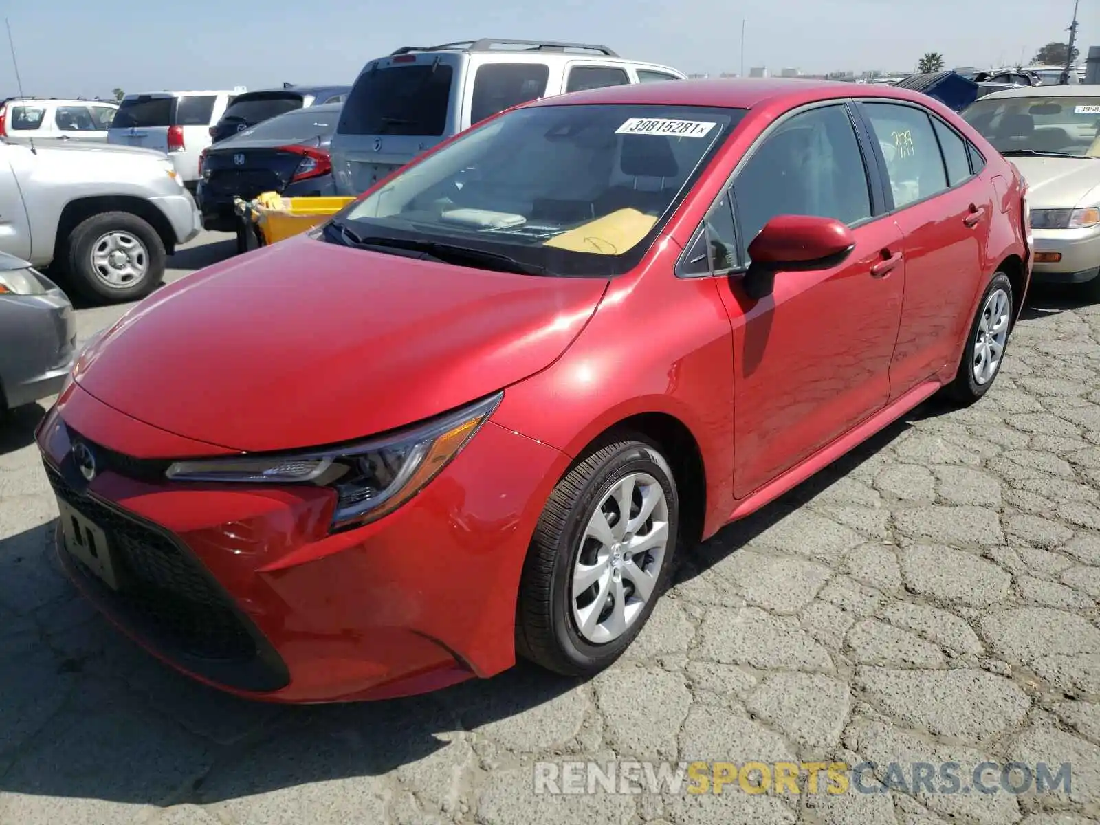 2 Photograph of a damaged car JTDEPMAE9MJ144228 TOYOTA COROLLA 2021