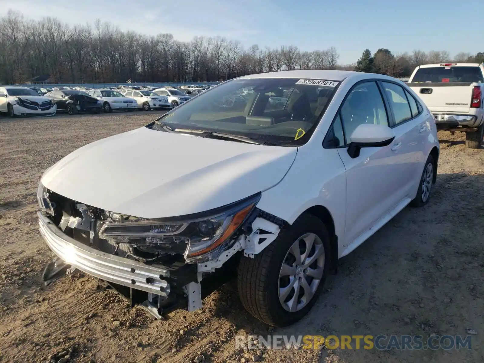 2 Photograph of a damaged car JTDEPMAE9MJ144357 TOYOTA COROLLA 2021