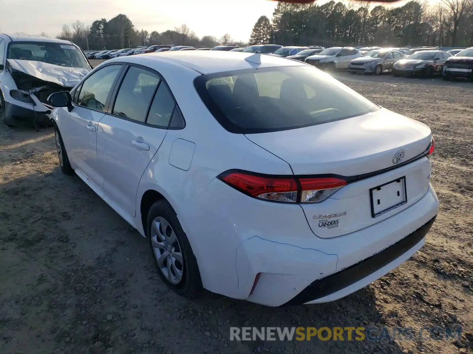 3 Photograph of a damaged car JTDEPMAE9MJ144357 TOYOTA COROLLA 2021