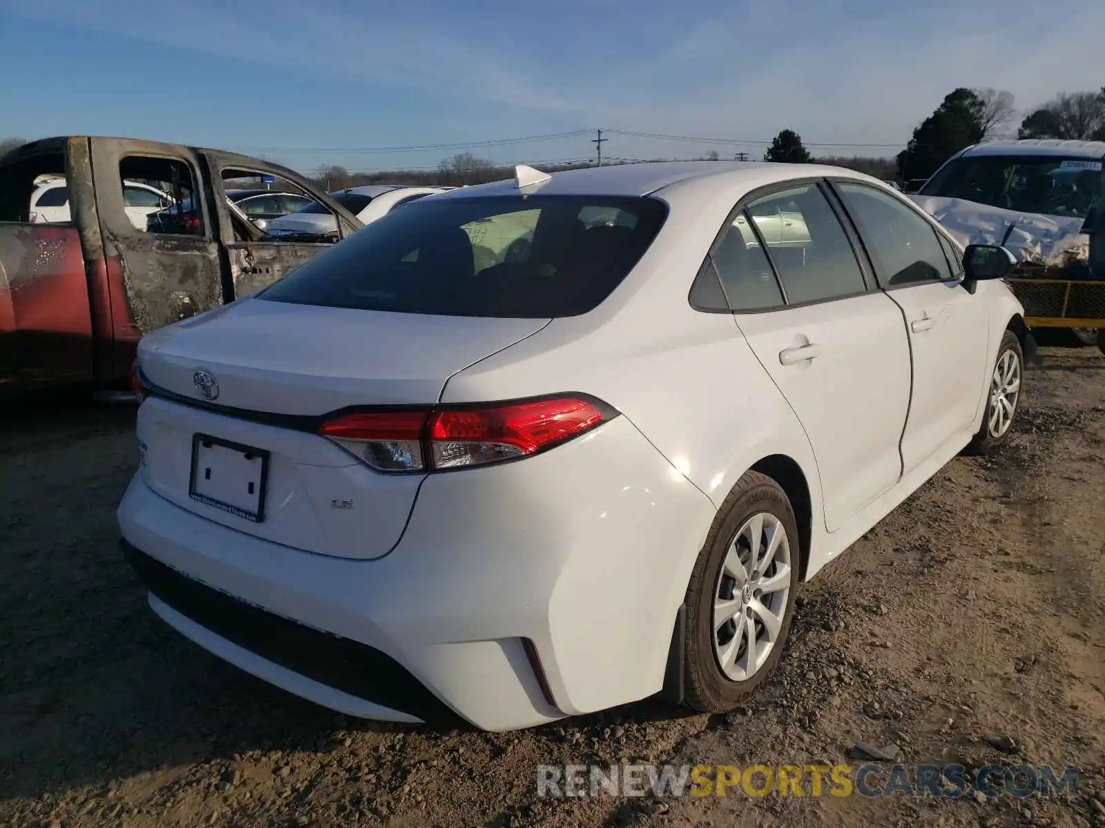 4 Photograph of a damaged car JTDEPMAE9MJ144357 TOYOTA COROLLA 2021