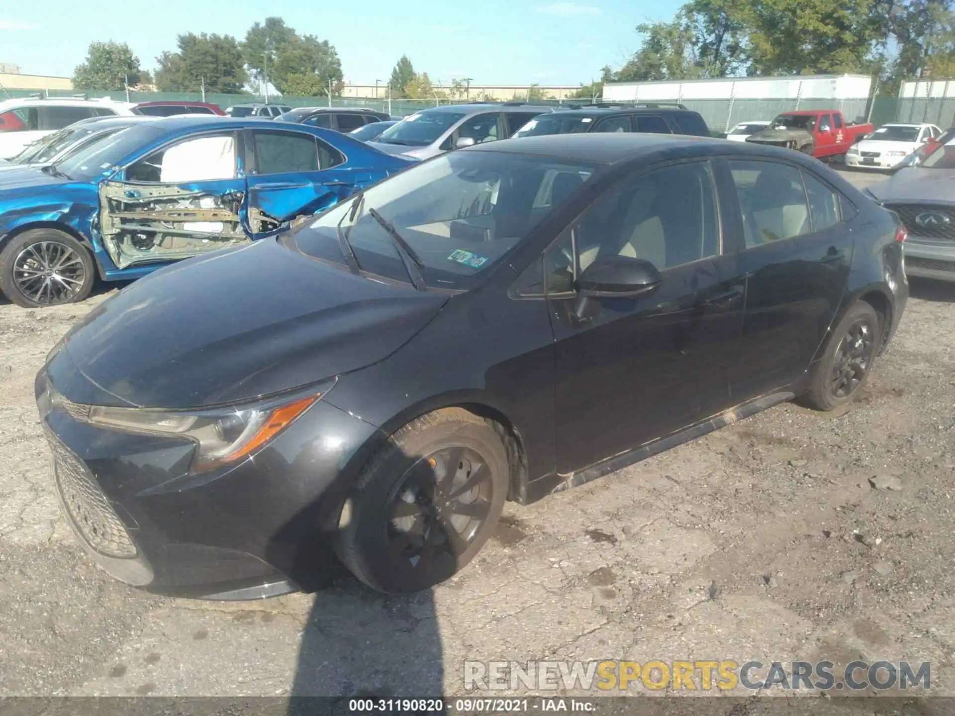 2 Photograph of a damaged car JTDEPMAE9MJ144567 TOYOTA COROLLA 2021