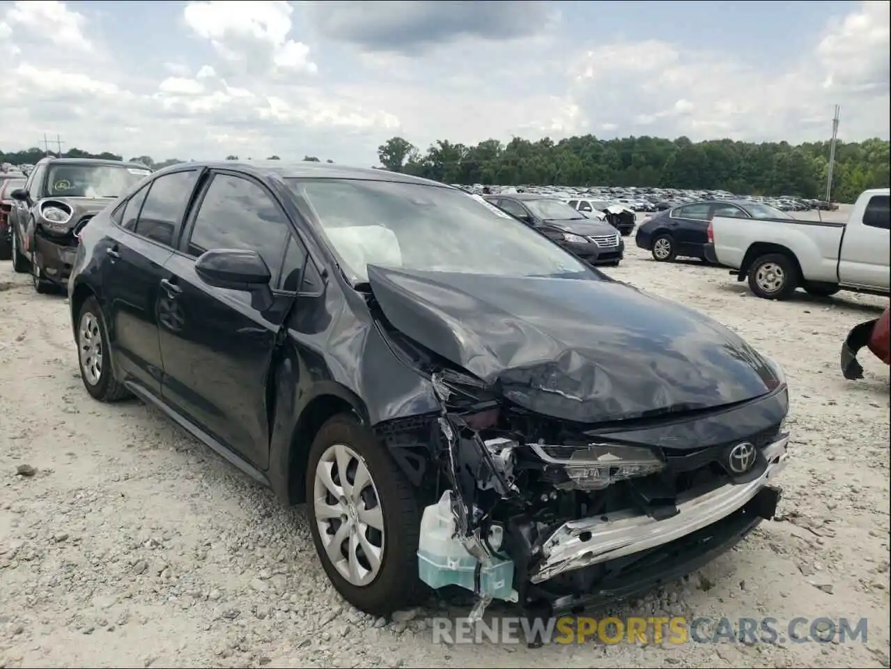 1 Photograph of a damaged car JTDEPMAE9MJ144682 TOYOTA COROLLA 2021