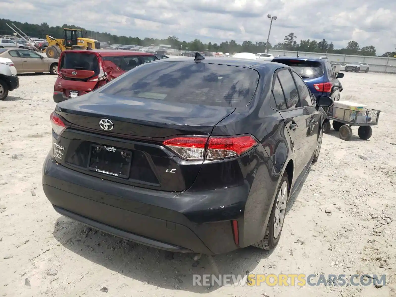 4 Photograph of a damaged car JTDEPMAE9MJ144682 TOYOTA COROLLA 2021