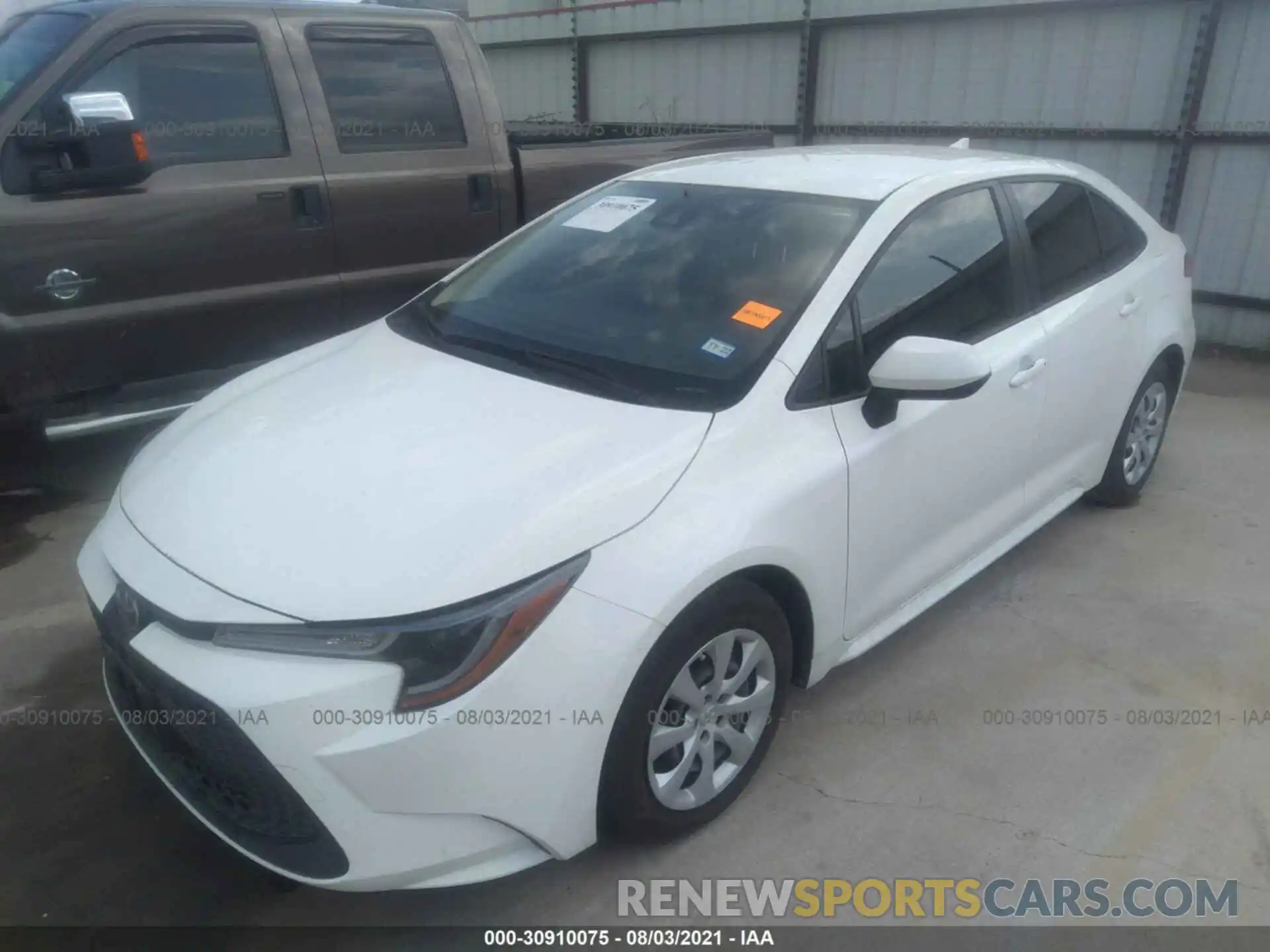 2 Photograph of a damaged car JTDEPMAE9MJ144827 TOYOTA COROLLA 2021